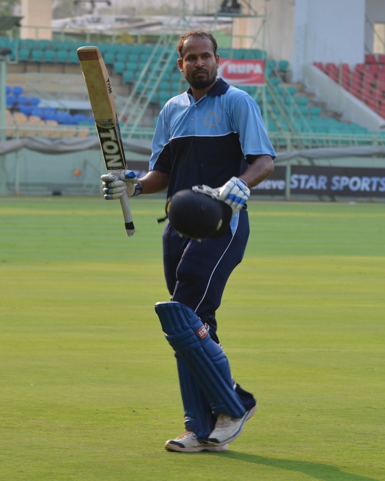 Yusuf Pathan top-scored for West Zone with 70, Central Zone v West Zone, 2nd semi-final, Deodhar Trophy, Visakhapatnam, March 25, 2014
