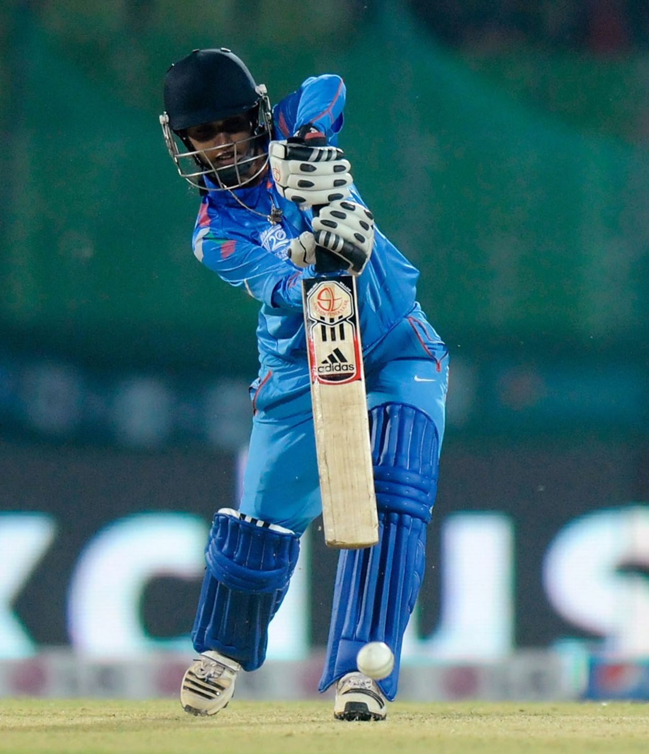 Mithali Raj accounted for 57 of India Women's total of 95, England v India, Women's World T20, Group B, Sylhet, March 26, 2014 