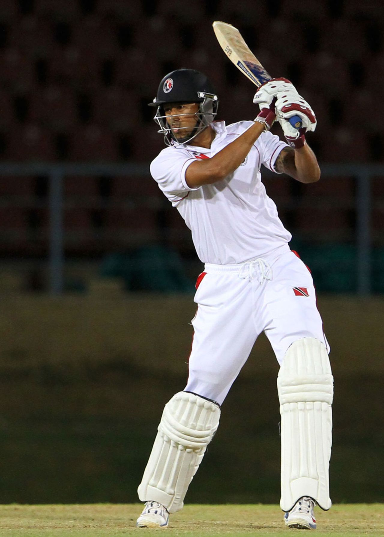 Rayad Emrit struck his third first-class century, Trinidad & Tobago v Combined Campuses and Colleges, Regional Four Day Competition, Port of Spain, March 28, 2014, Day 1