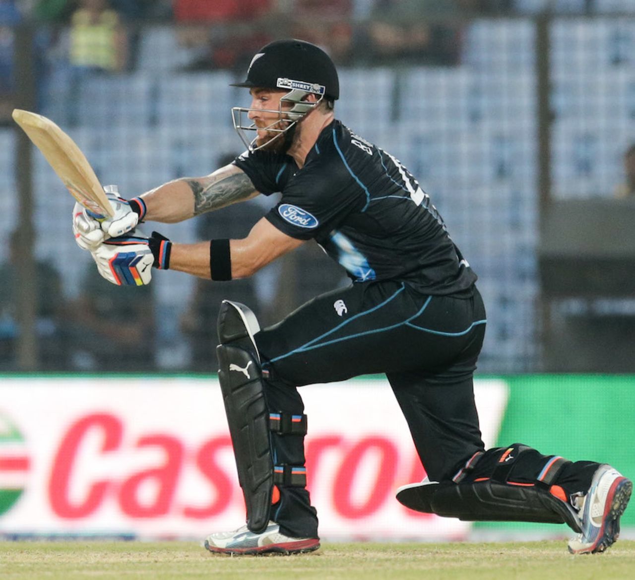 Brendon McCullum became the first batsman to cross 2000 T20I runs during his 65, Netherlands v New Zealand, World T20, Group 1, Chittagong, March 29, 2014