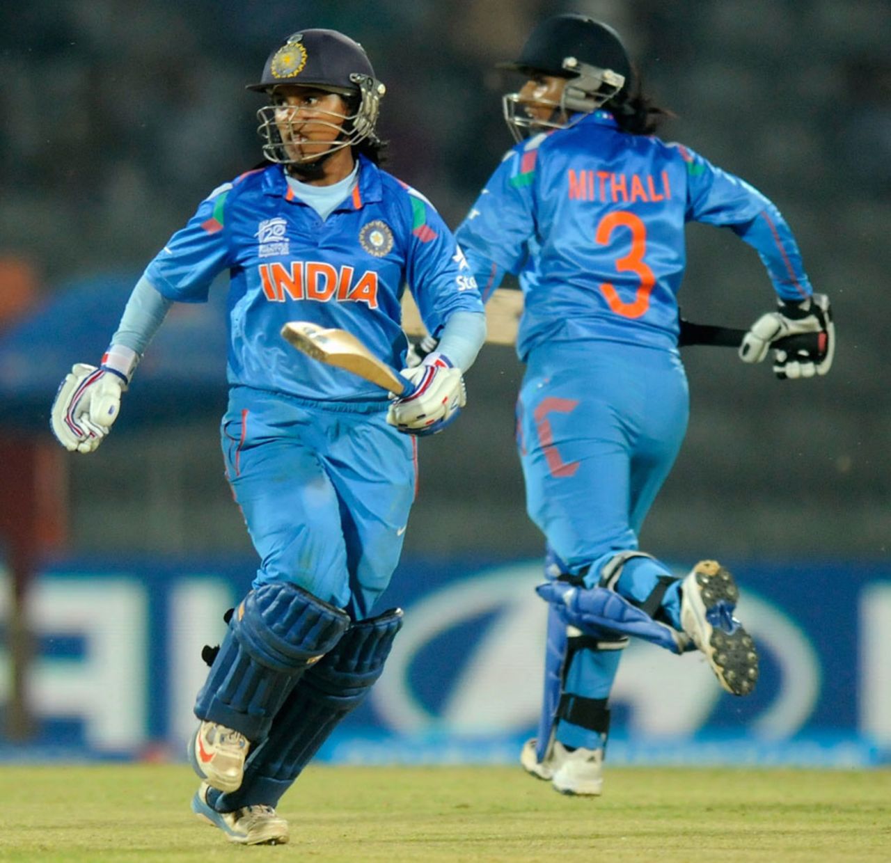 Both India openers, Poonam Raut and Mithali Raj, hit half-centuries, India v West Indies, Women's World T20, Group B, Sylhet, April 1, 2014