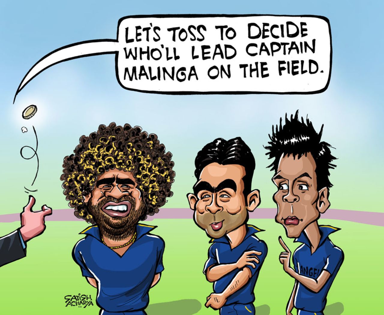 Cartoon: The toss