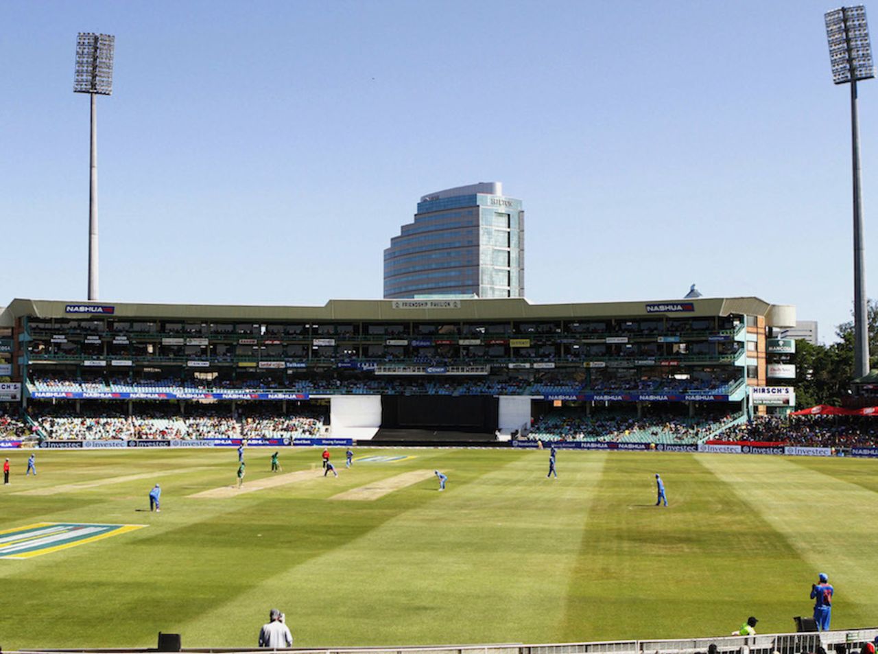 A general view of the Kingsmead, South Africa v India, 1st ODI, Durban, January 12, 2011
