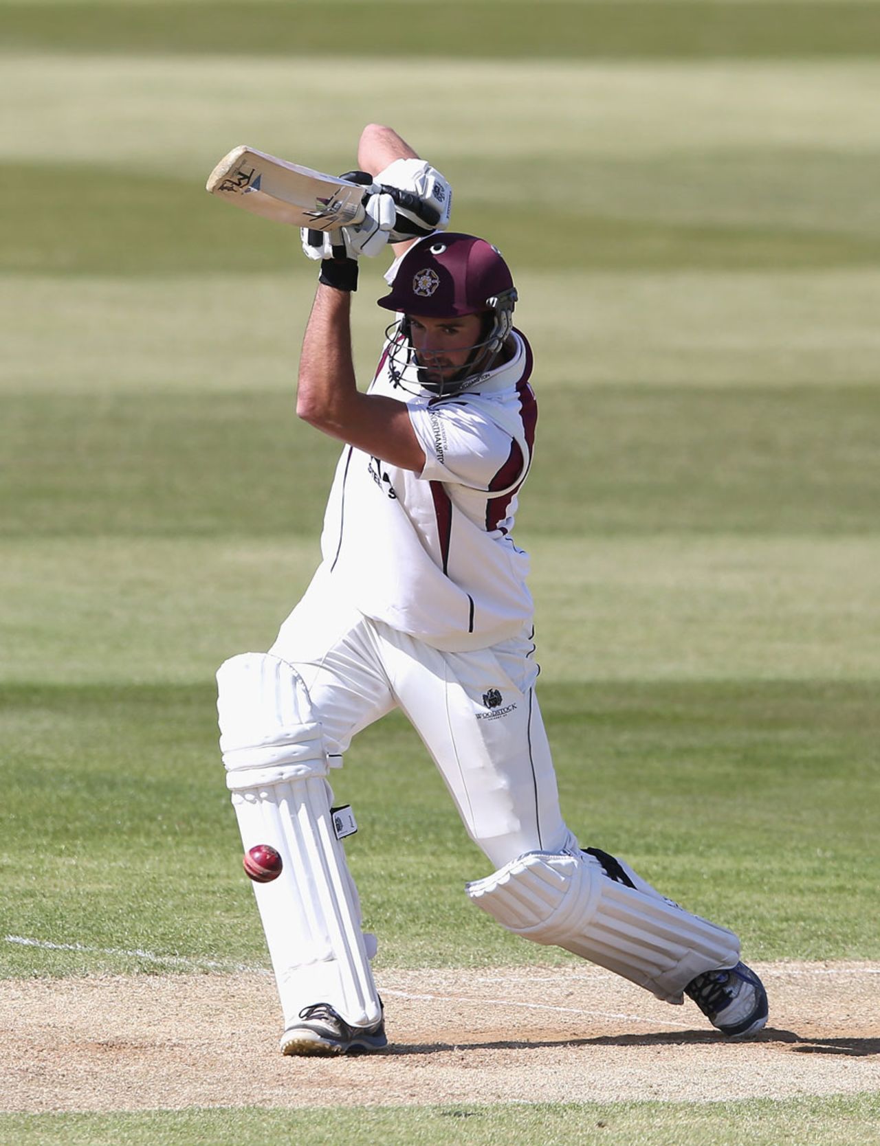 Matt Spriegel made a valuable 97, Northamptonshire v Durham, County Championship Division One, Northampton, 3rd day, April 15, 2014