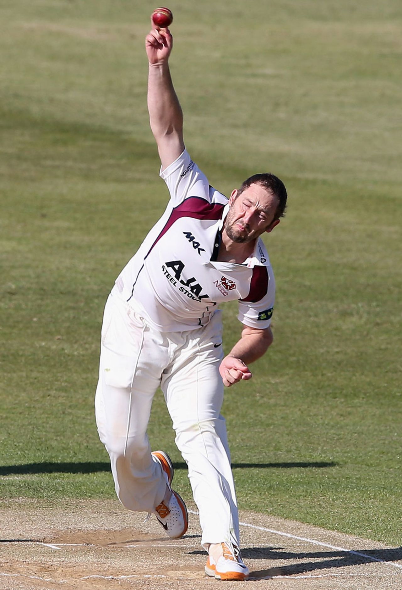 Steven Crook went wicketless, Northamptonshire v Durham, County Championship Division One, Northampton, 3rd day, April 15, 2014