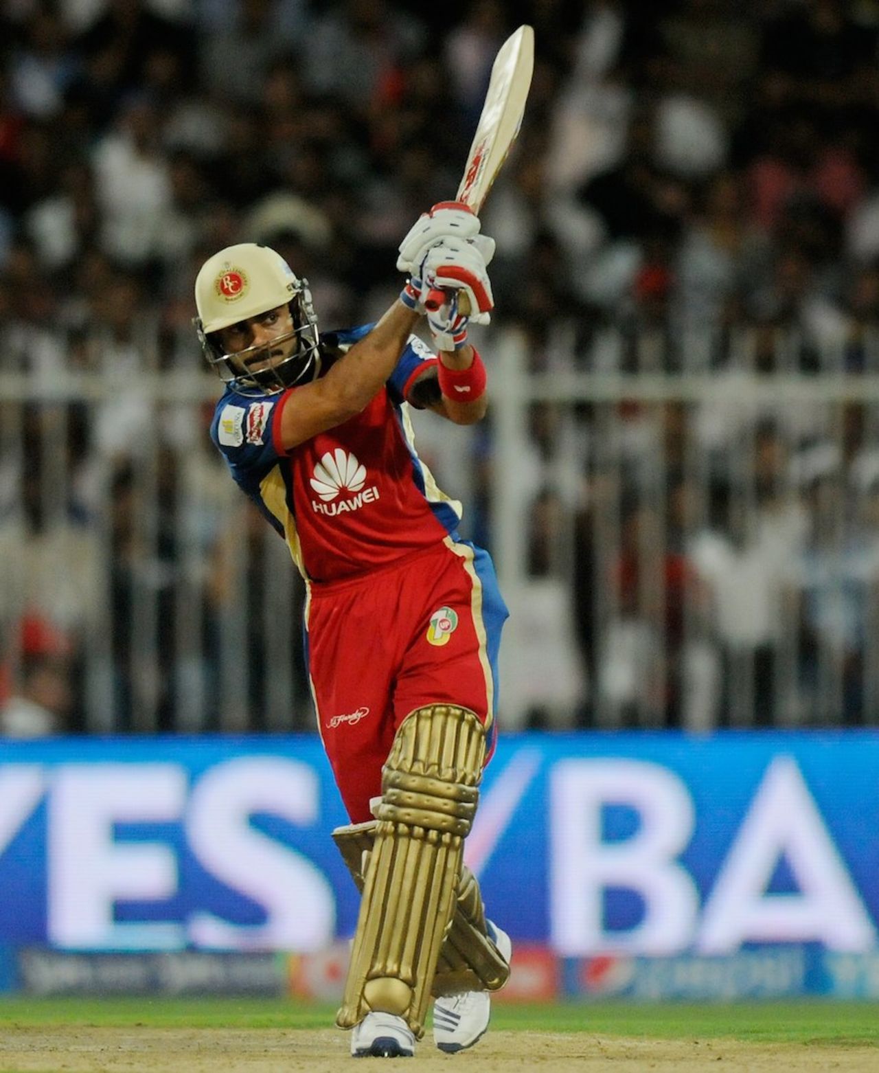 Virat Kohli scored 49 off 38 balls, Royal Challengers Bangalore v Delhi Daredevils, IPL 2014, Sharjah, April 17, 2014