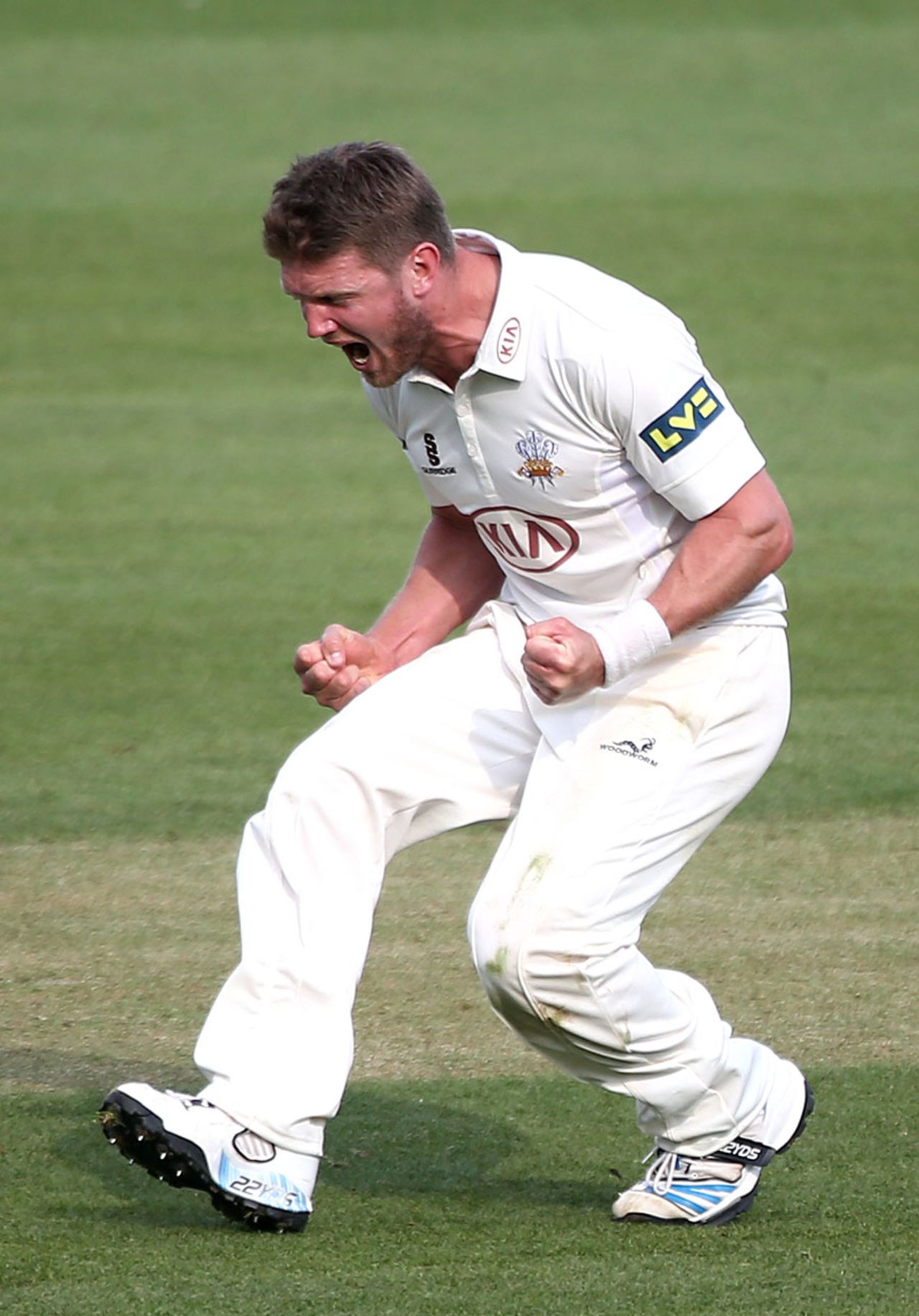 Stuart Meaker enjoyed removing Ben Foakes, Surrey v Essex, County Championship, Division Two, The Oval, April 21, 2014