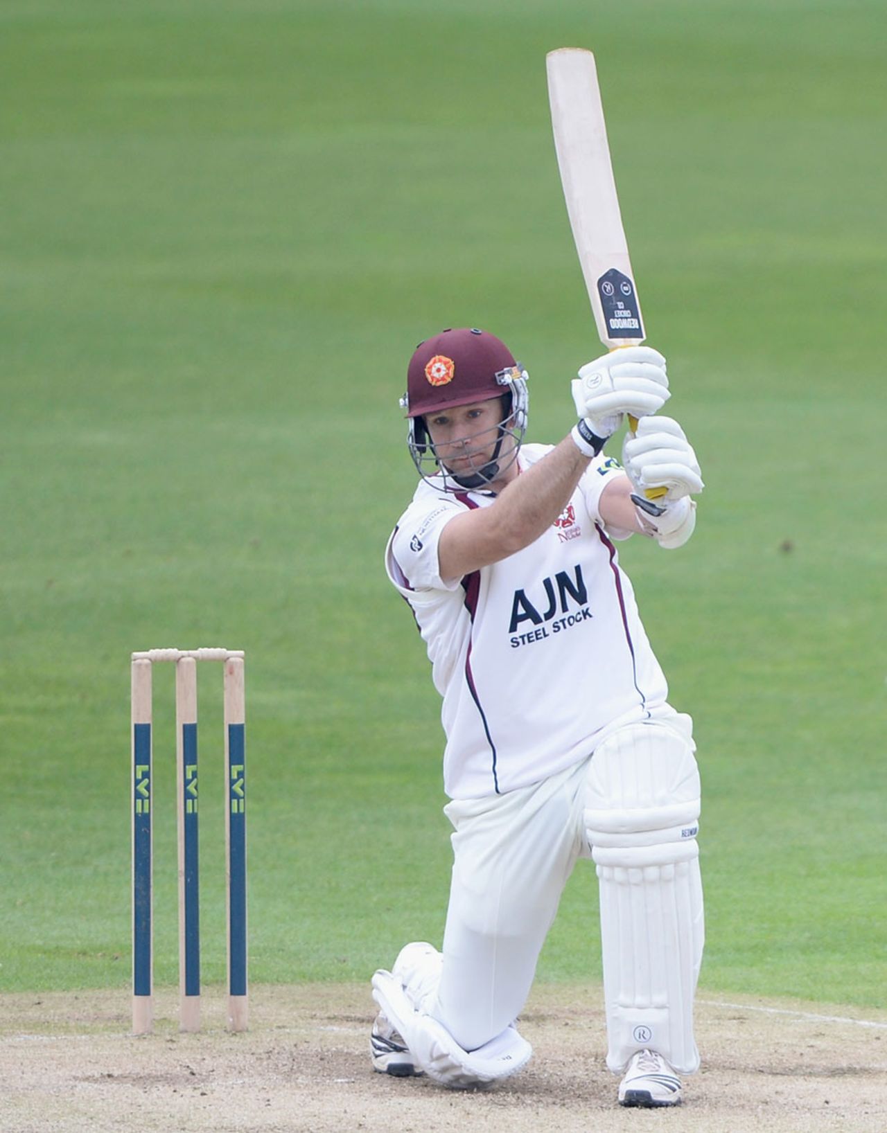James Middlebrook made a patient half-century, Yorkshire v Northamptonshire, County Championship, Division One, Headingley, 3rd day, April 22, 2014