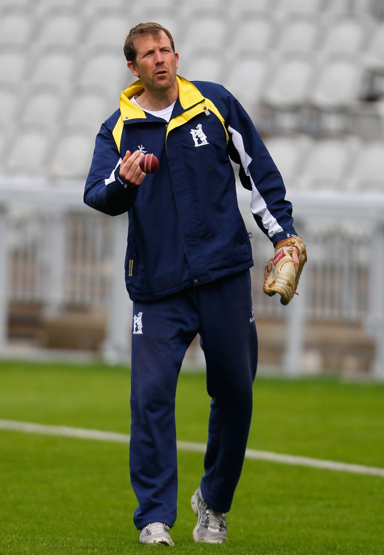 Alan Richardson recently joined Warwickshire as bowling coach, Lancashire v Warwickshire, County Championship, Division One, Old Trafford, 3rd day, April 22, 2014