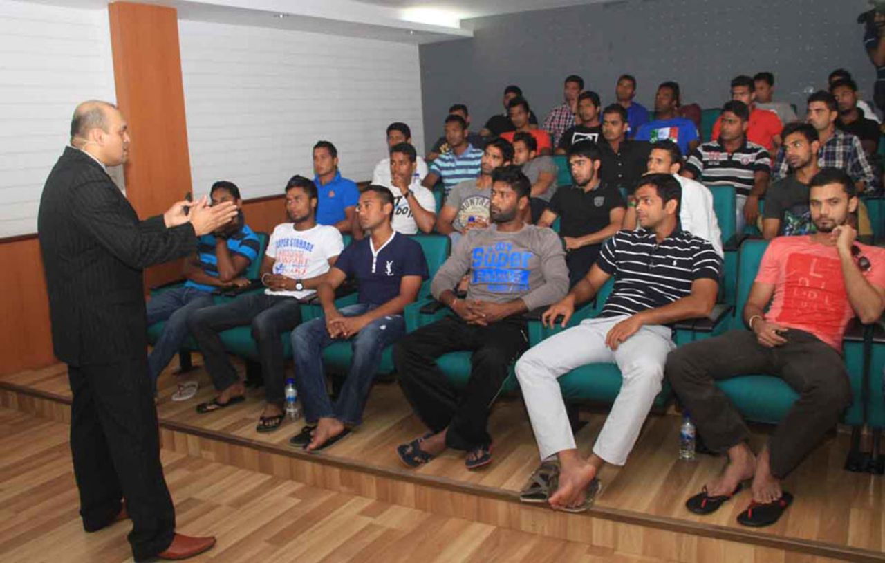 The BCB organised a psychological skills seminar for its players, Mirpur, April 24, 2014