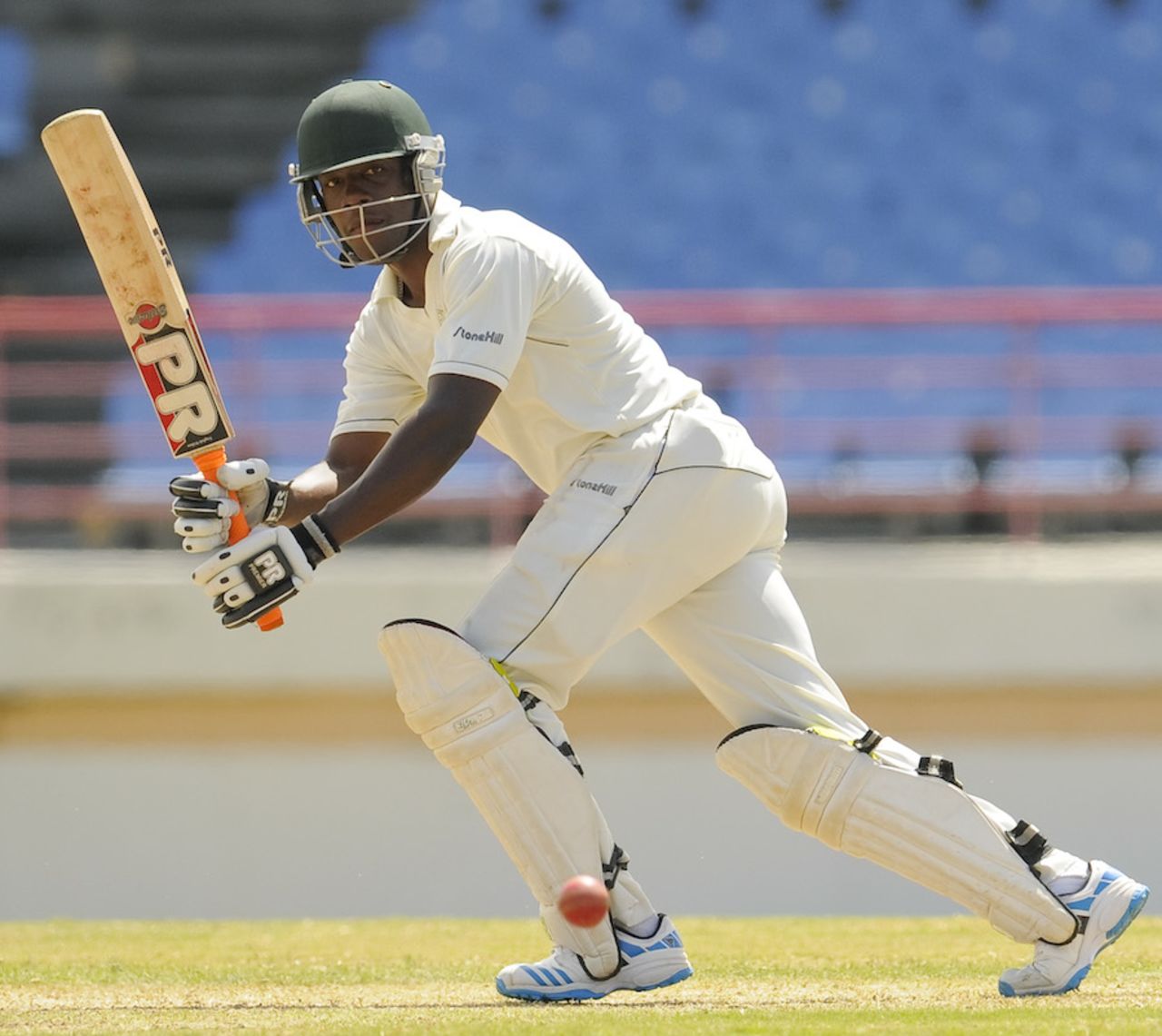 Nkrumah Bonner hit 11 boundaries in his 88, Windward Islands v Jamaica, Regional Four Day Competition, final, 1st day, Gros Islet, April 26, 2014