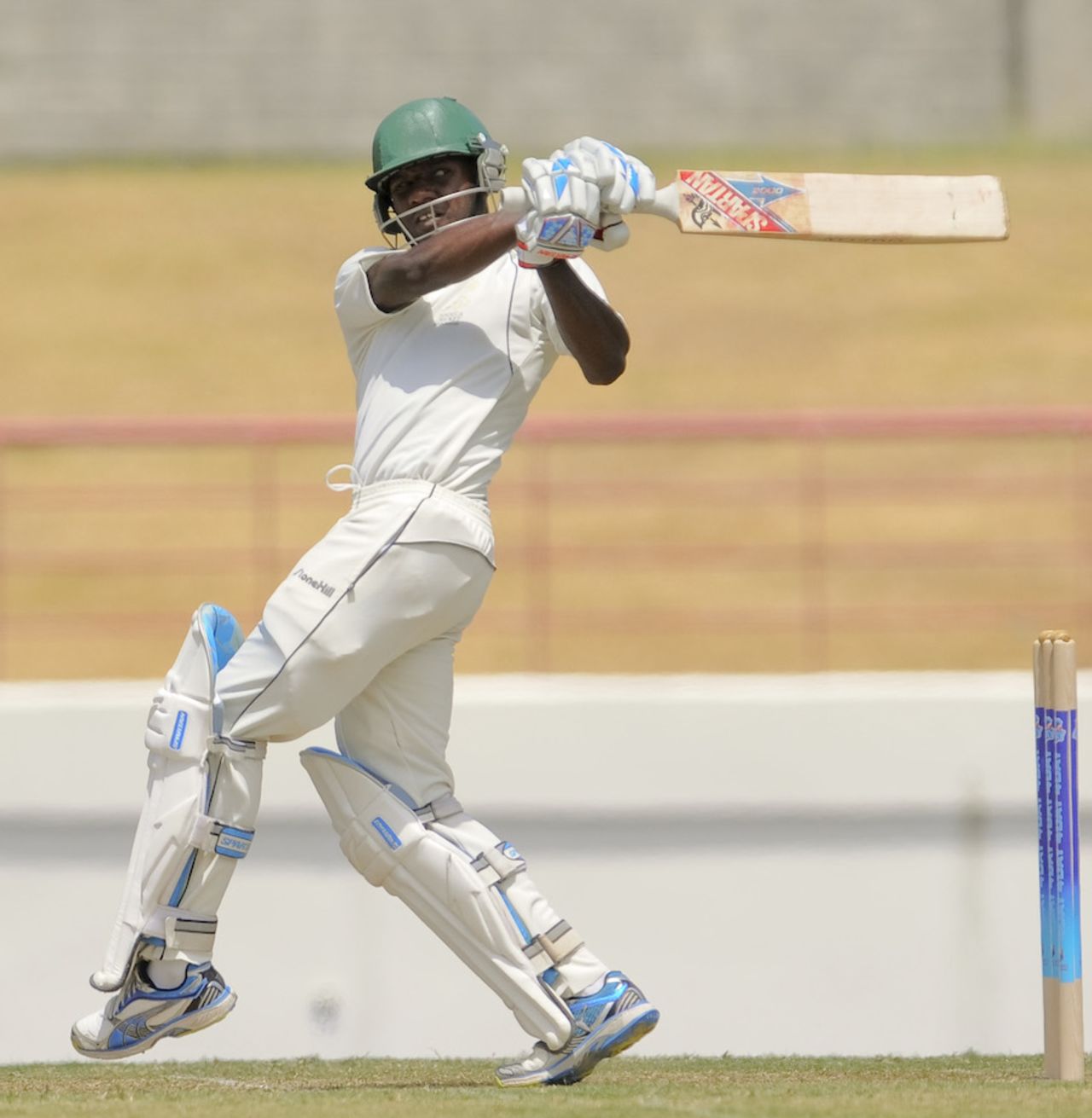 Jermaine Blackwood missed his maiden century by six runs, Windward Islands v Jamaica, Regional Four Day Competition, final, 1st day, Gros Islet, April 26, 2014