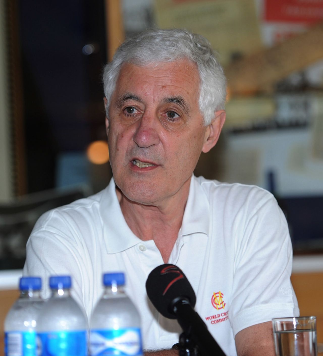 Mike Brearley speaks at the MCC World Cricket Committee media conference, Newlands, Cape Town, South Africa, January 10, 2012