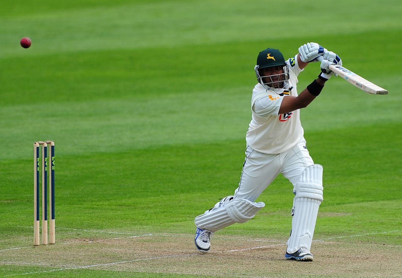 Samit Patel could only add 16 to his overnight total, Somerset v Nottinghamshire, County Championship, Division One, Taunton, 2nd day, May 5, 2014