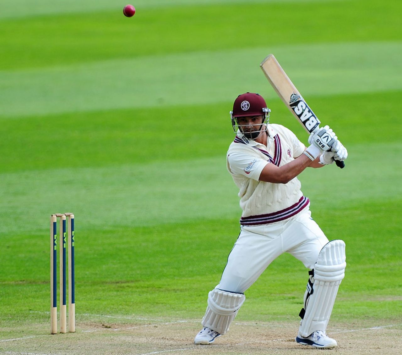 Alviro Petersen fell short of a century, Somerset v Nottinghamshire, County Championship, Division One, Taunton, 3rd day, May 6, 2014
