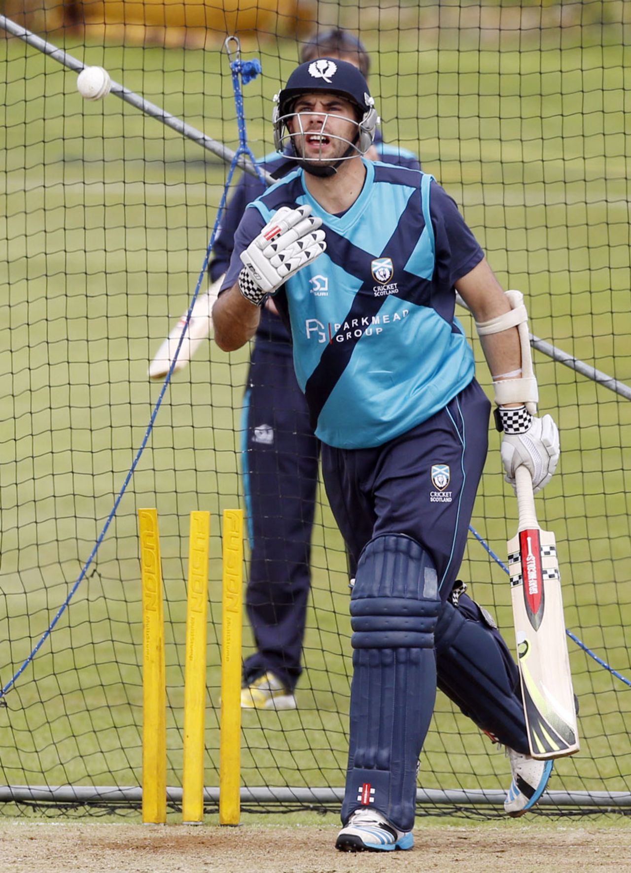 Kyle Coetzer takes part in a net, Scotland v England, only ODI, Aberdeen, May 8, 2014