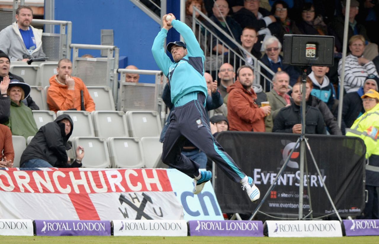 Rob Taylor took a brilliant catch to dismiss Jos Buttler, Scotland v England, only ODI, Aberdeen, May 9, 2014