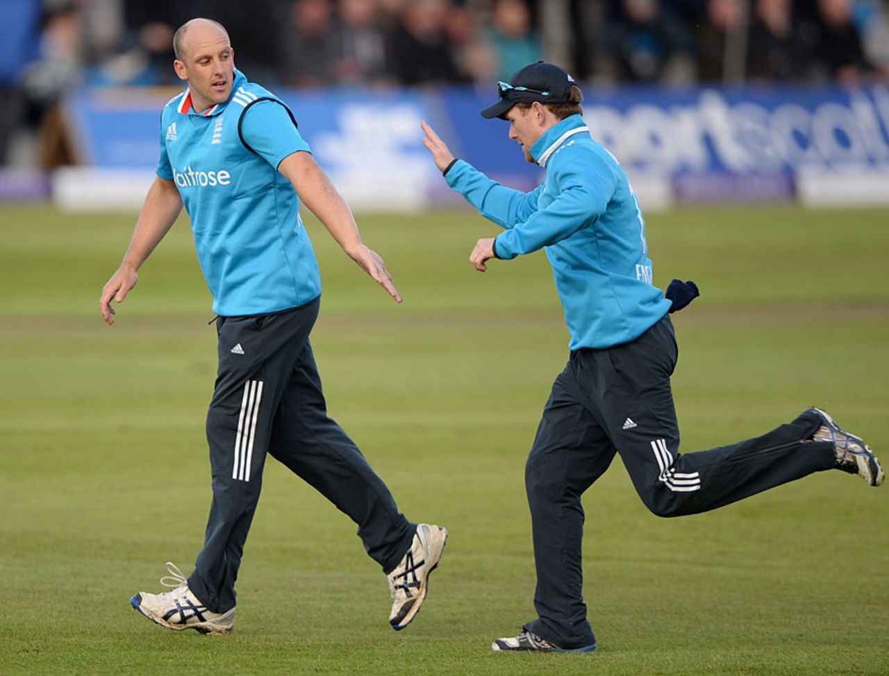 James Tredwell picked up four wickets, Scotland v England, only ODI, Aberdeen, May 9, 2014