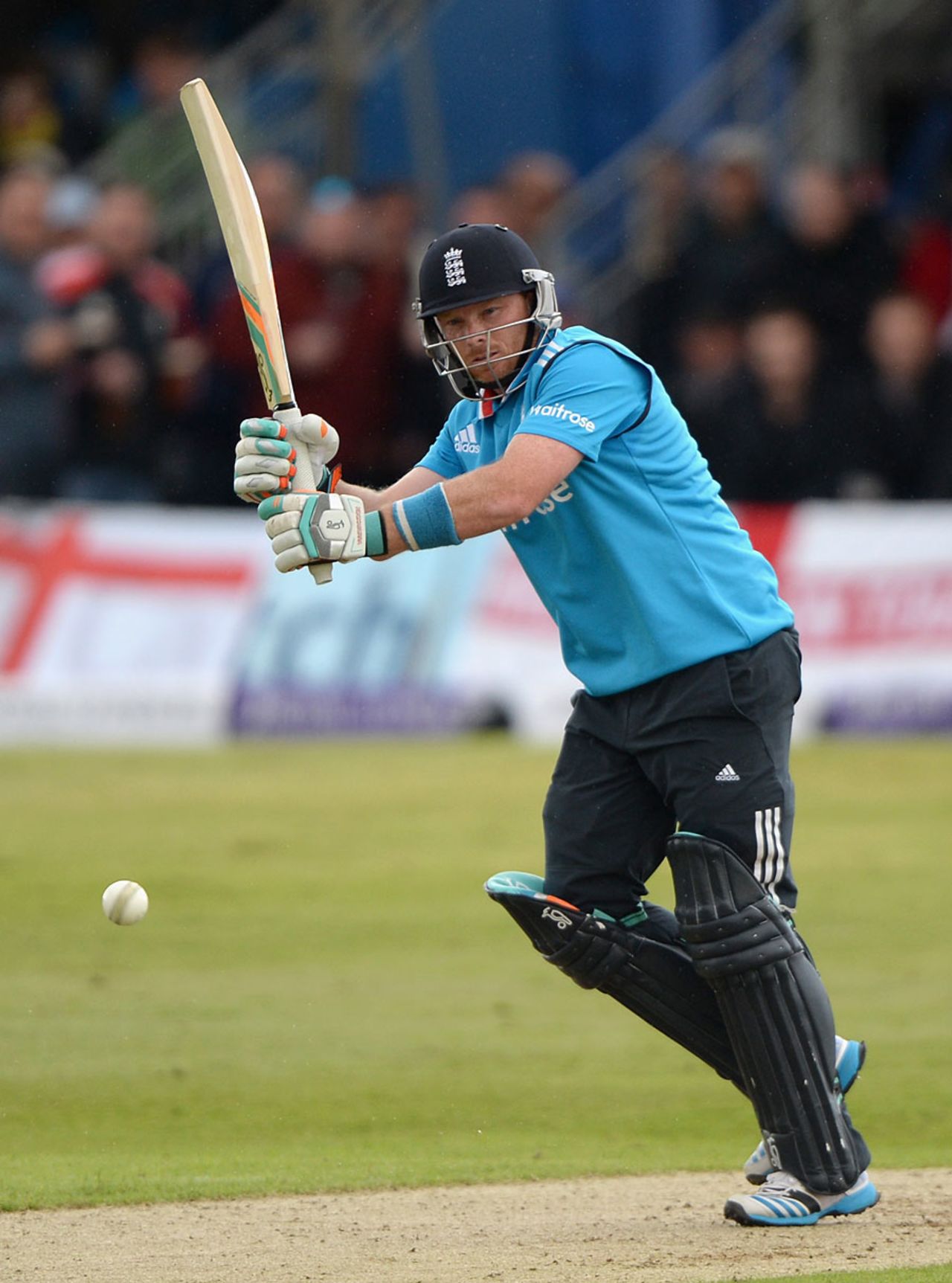Ian Bell plays through the leg side, Scotland v England, only ODI, Aberdeen, May 9, 2014