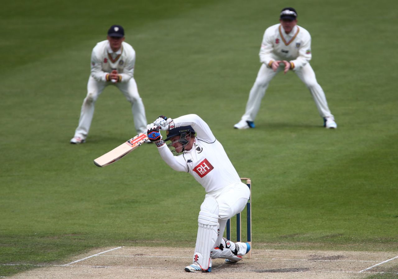 Ben Brown extended his innings to 163, Sussex v Durham, County Championship, Division One, Hove, 2nd day, May 12, 2014
