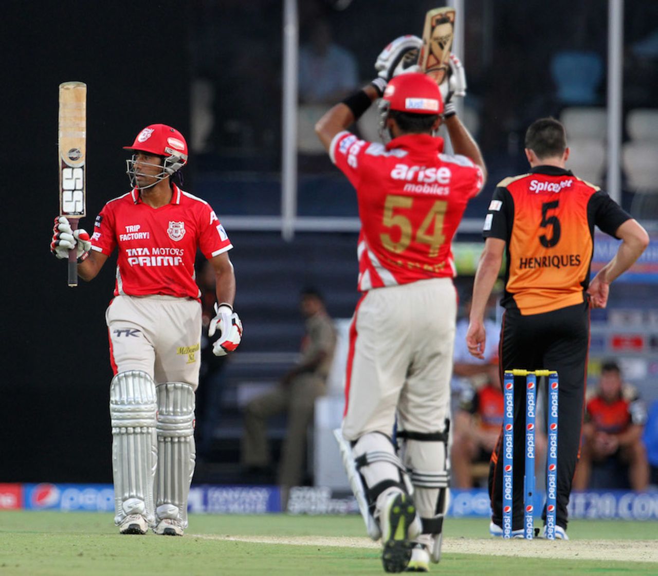 Wriddhiman Saha reached his half-century in 22 balls, Sunrisers Hyderabad v Kings XI Punjab, IPL 2014, Hyderabad, May 14, 2014