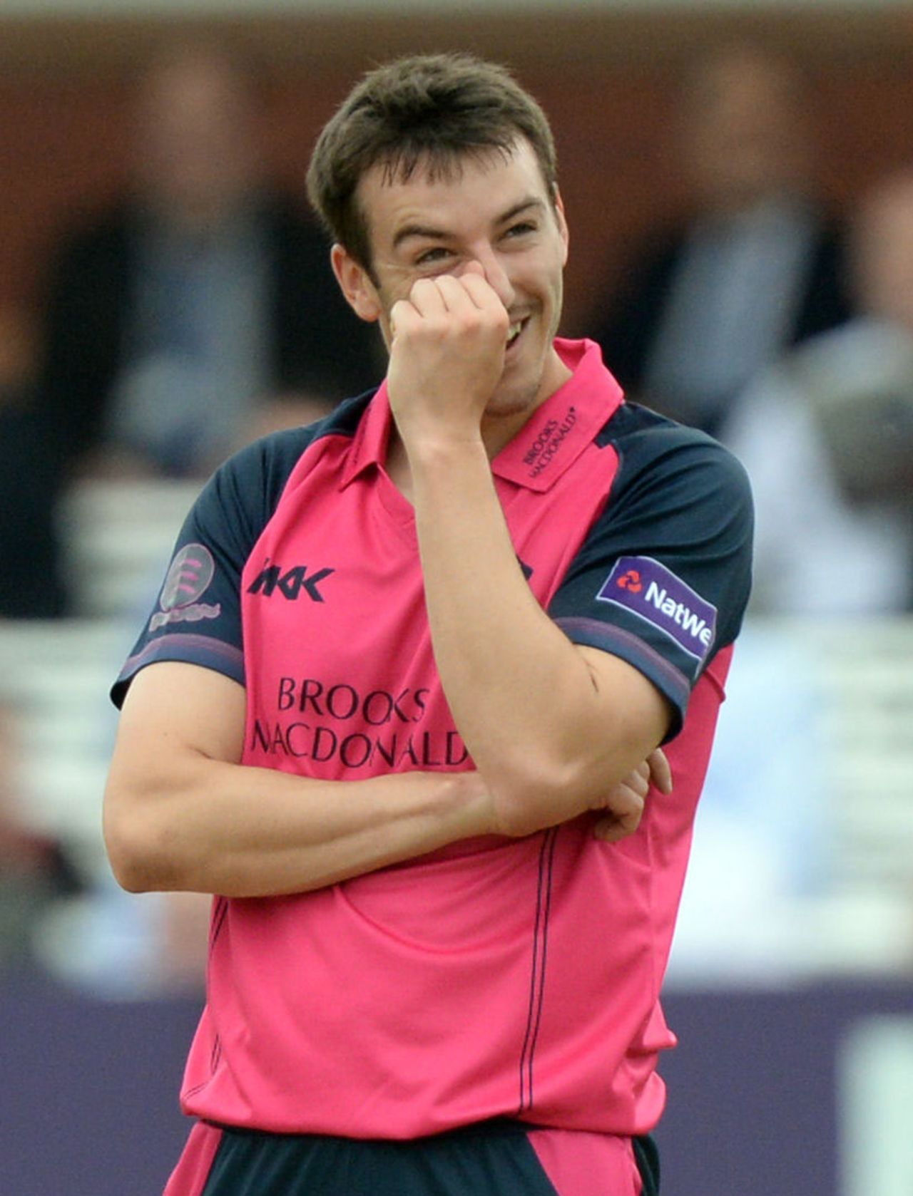 Toby Roland-Jones leaked 36 runs from three overs, May 17, 2014
