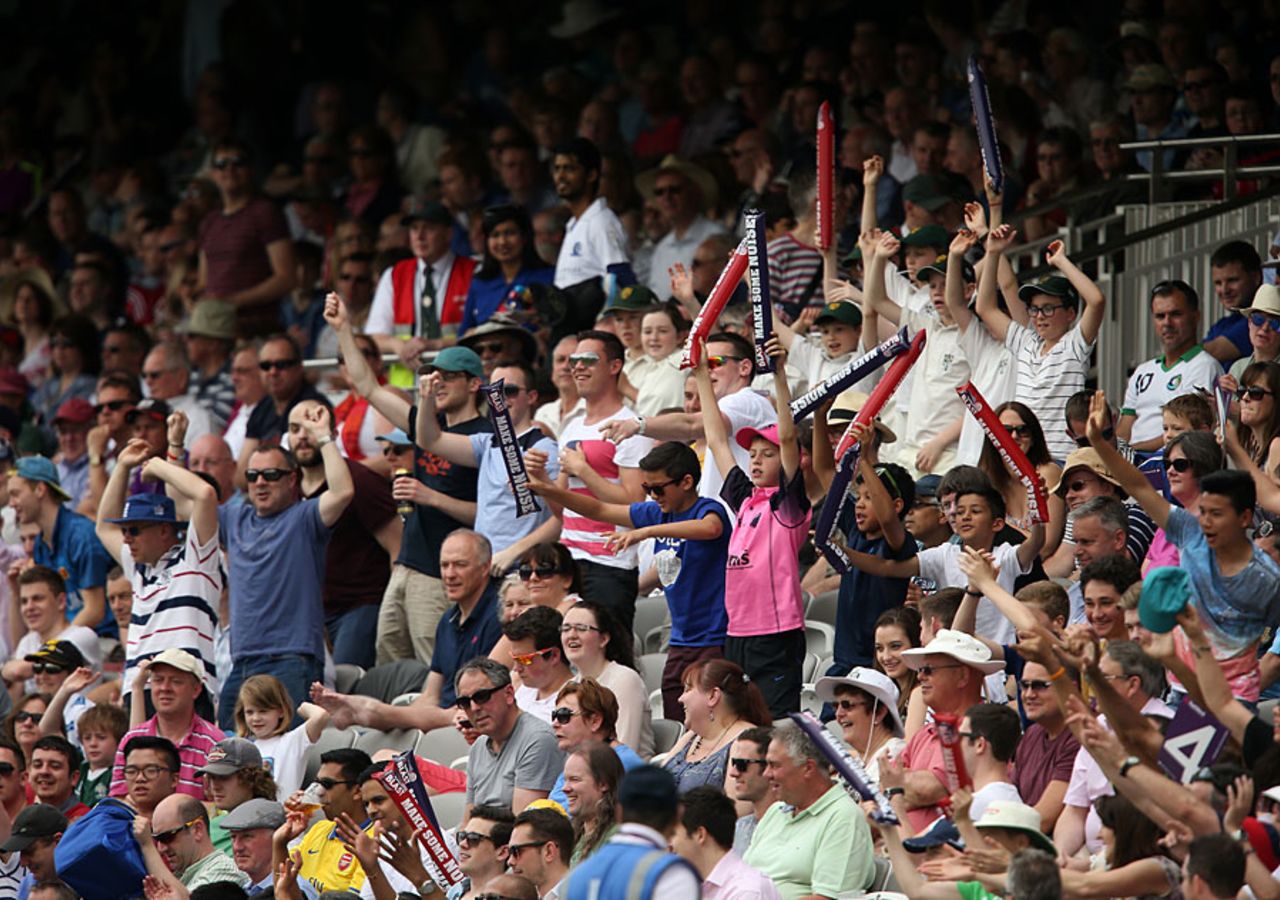Fans enjoy the opening weekend of the T20 Blast, Middlesex v Sussex, NatWest T20 Blast, South Division, Lord's May 17, 2014
