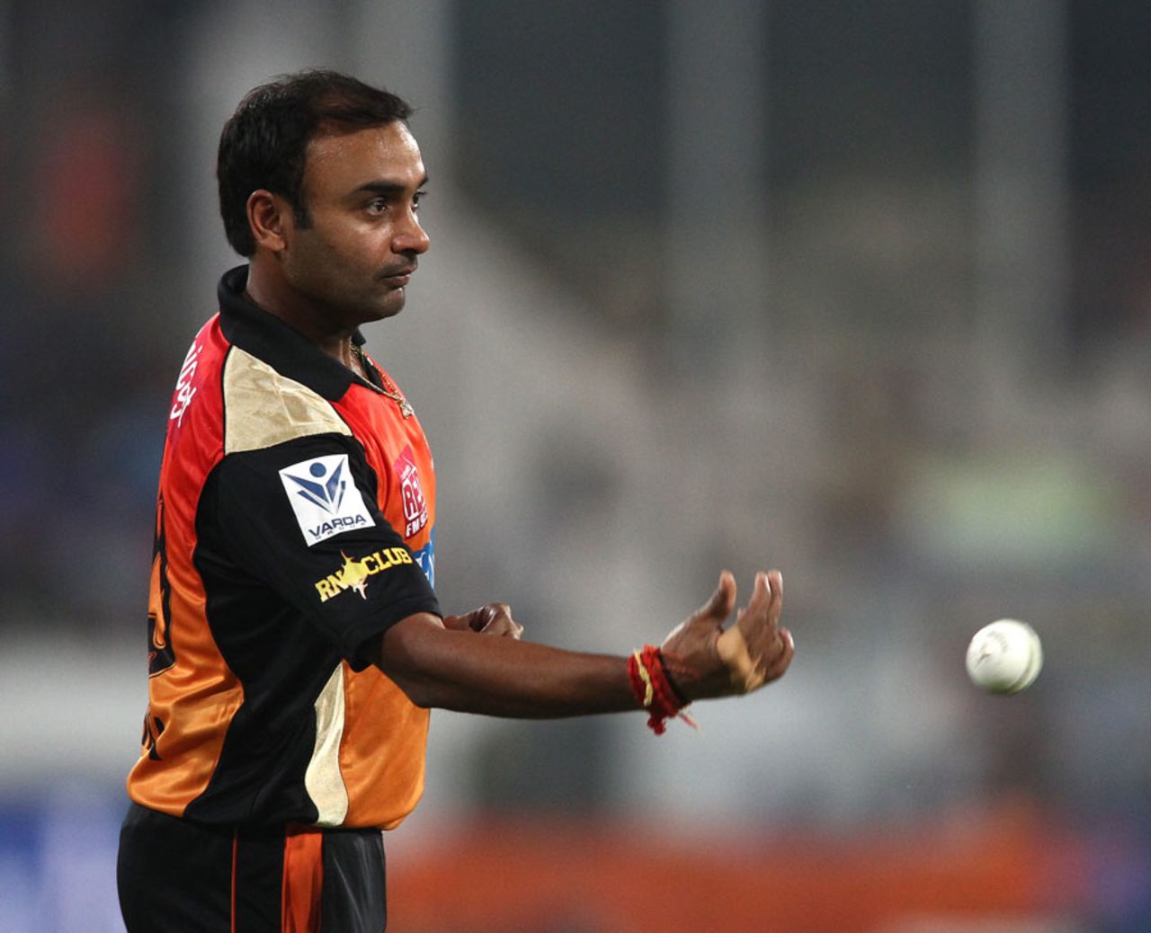Amit Mishra had another forgettable outing with the ball, Sunrisers Hyderabad v Kolkata Knight Riders, IPL 2014, Hyderabad, May 18, 2014