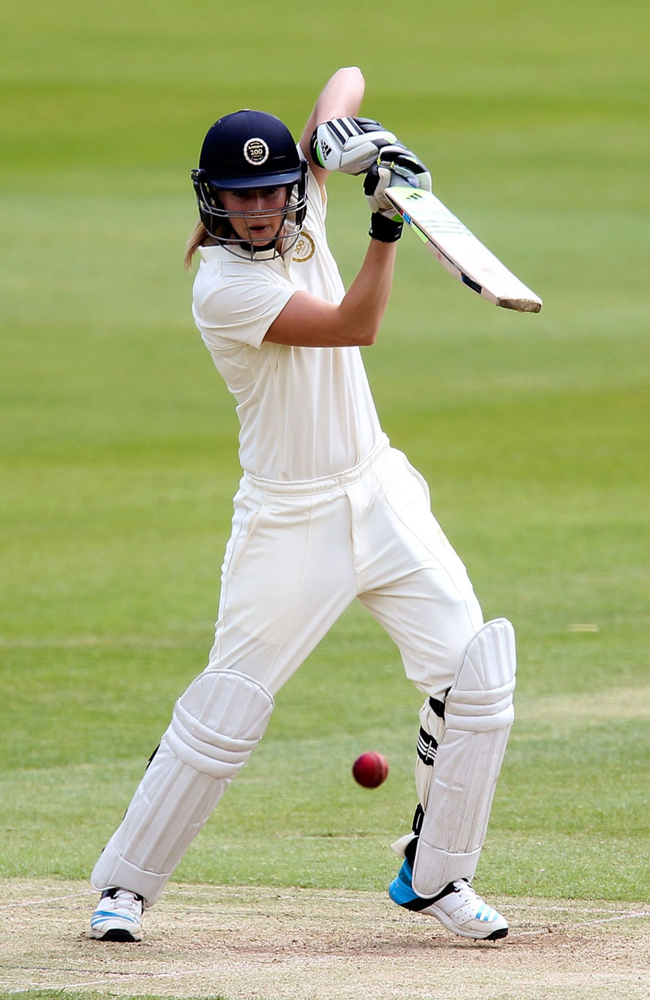 Ellyse Perry drives through the off side, MCC v Rest of the World, Lord's, May 19, 2014