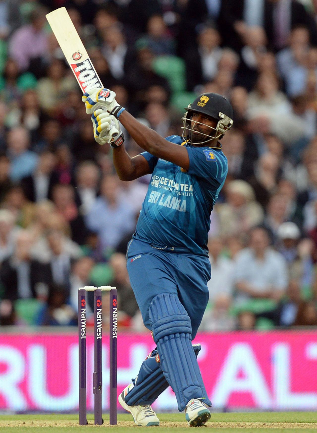 Thisara Perera struck to good effect at the end of the innings, England v Sri Lanka, T20, The Oval, May 20, 2014