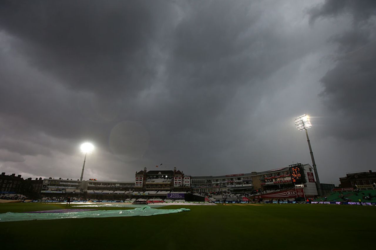 A storm over The Oval, England v Sri Lanka, 1st ODI, The Oval, May 22, 2014