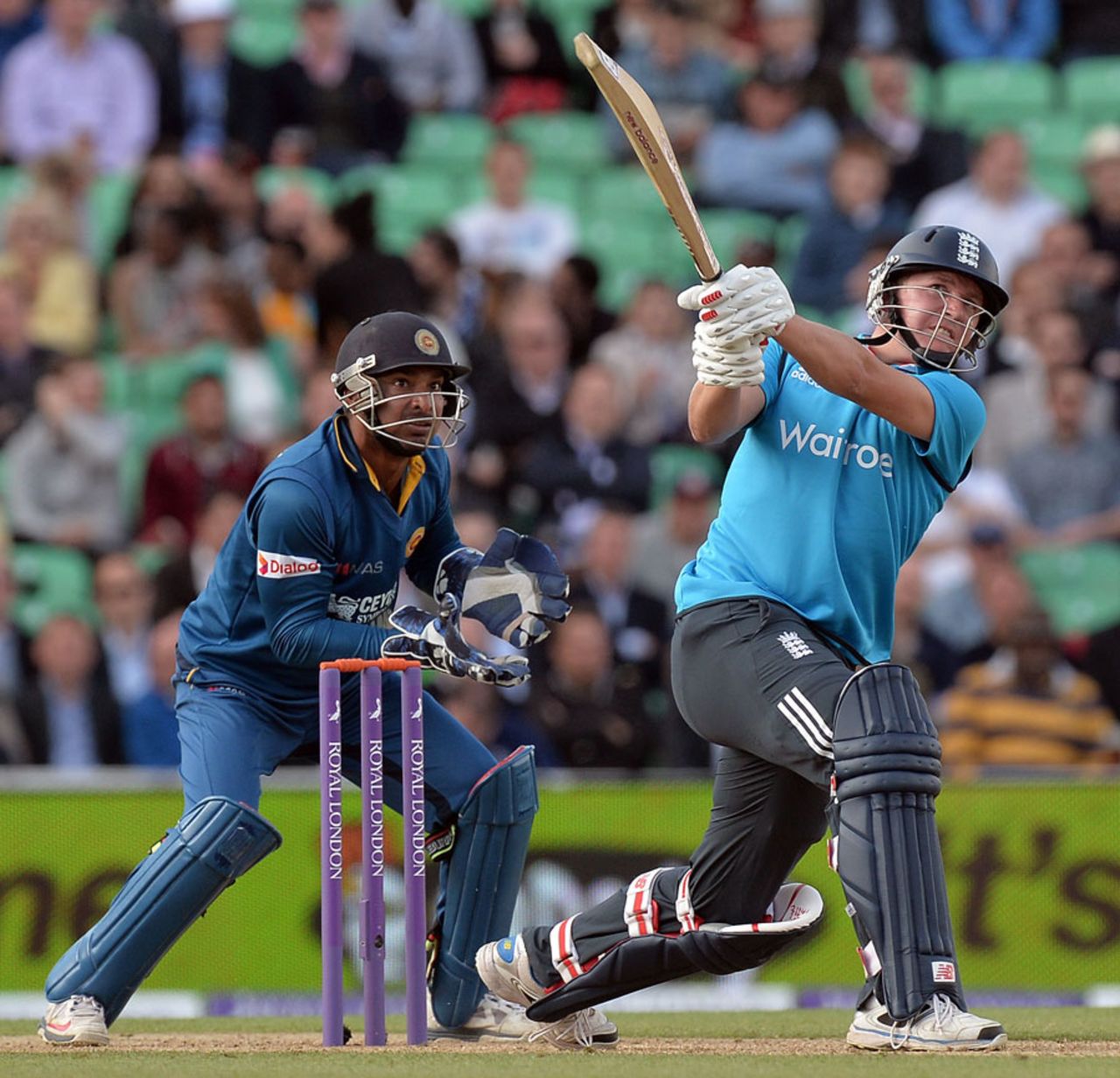 Gary Ballance went to his second ODI half-century, England v Sri Lanka, 1st ODI, The Oval, May 22, 2014