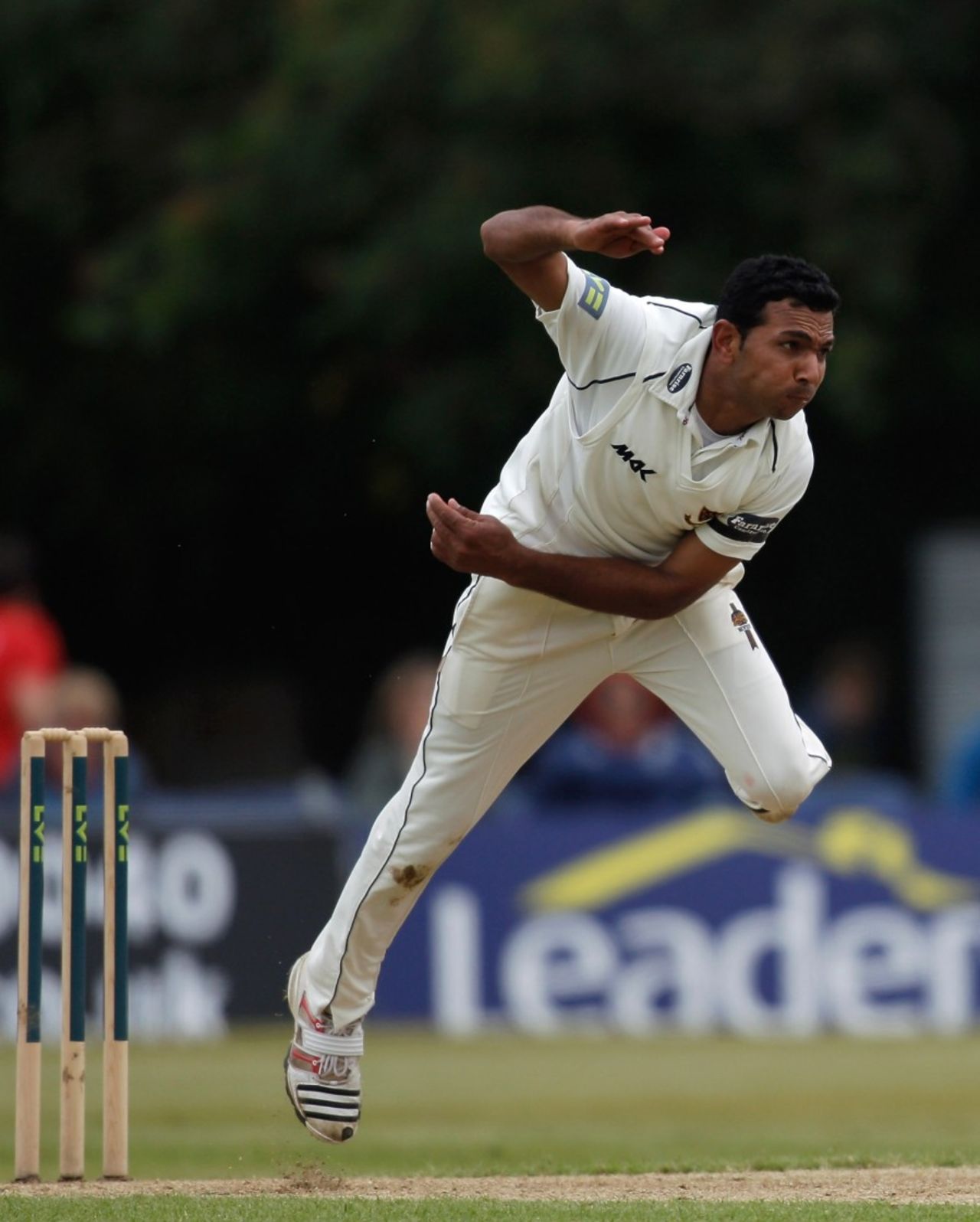 Naved Arif runs in to bowl, Sussex v Surrey, County Championship Division One, Horsham, June, 6, 2012