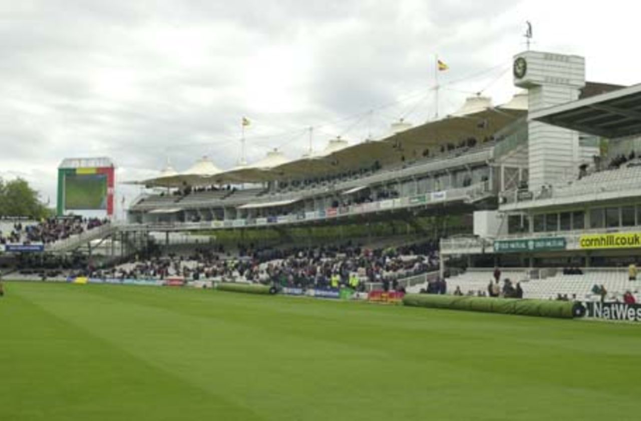 Pictured in the England v Zimbabwe Test 2000