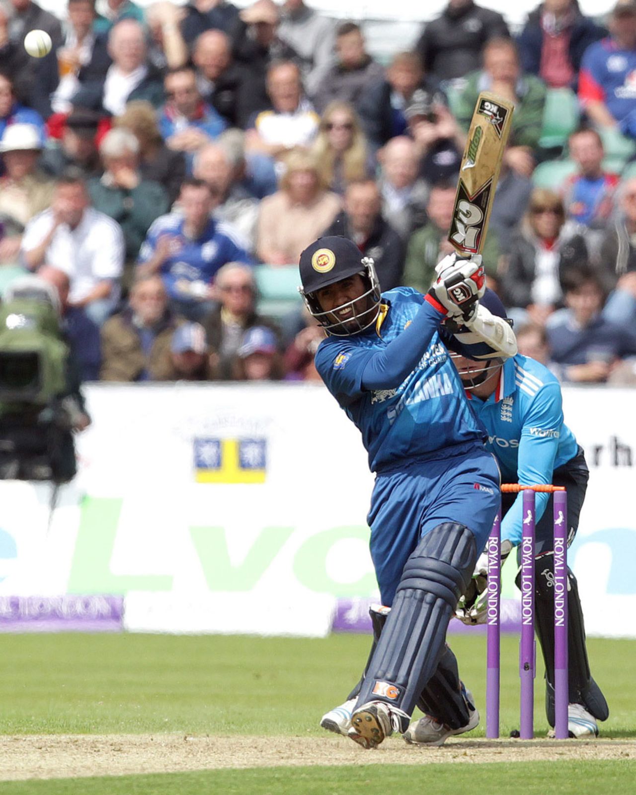 Ashan Priyanjan provided some late impetus, England v Sri Lanka, 2nd ODI, Chester-le-Street, May 25, 2014