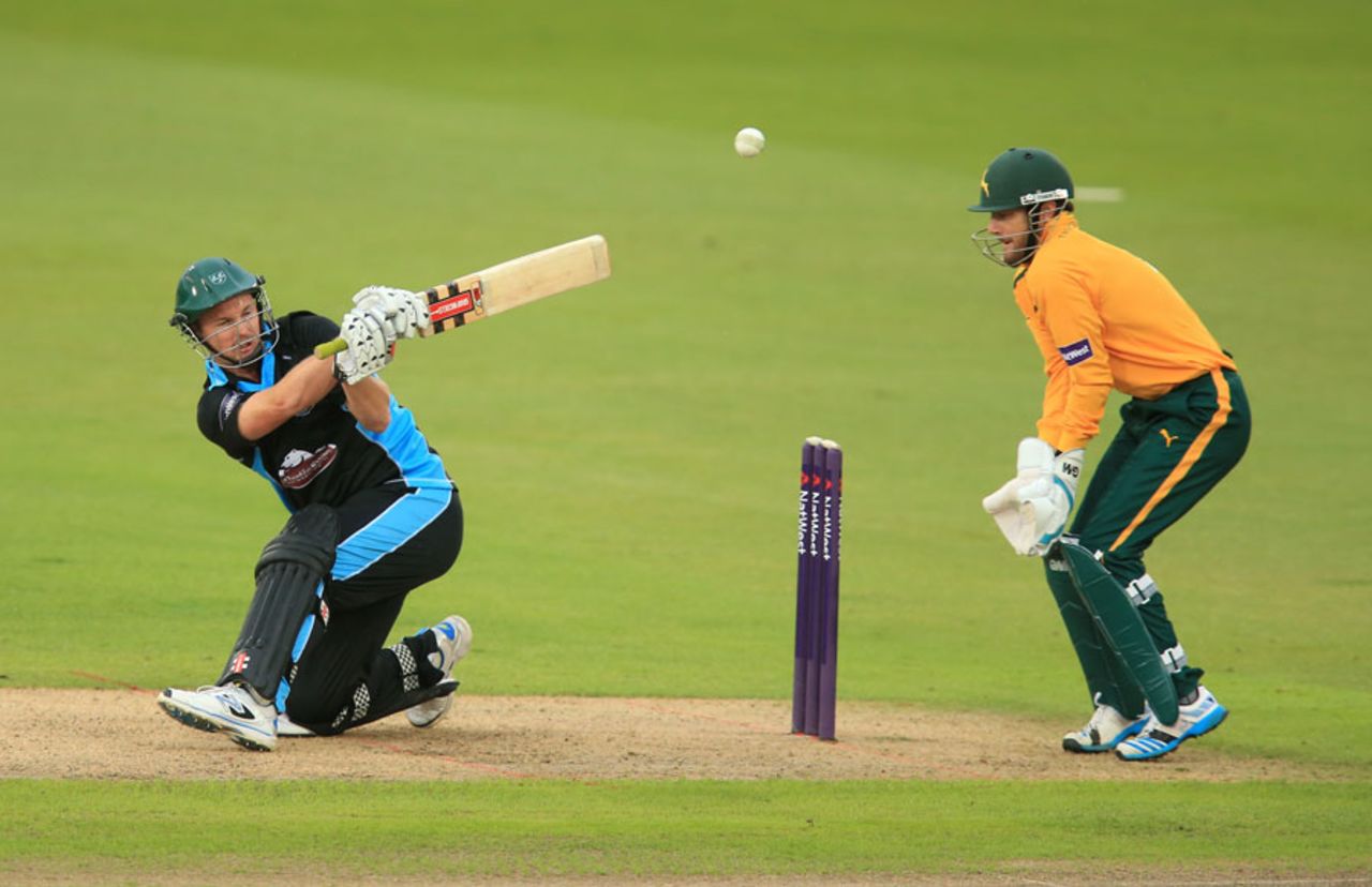 Colin Munro played a rapid innings, Nottinghamshire v Worcestershire, NatWest T20 Blast, North Division, Trent Bridge, May 23, 2014