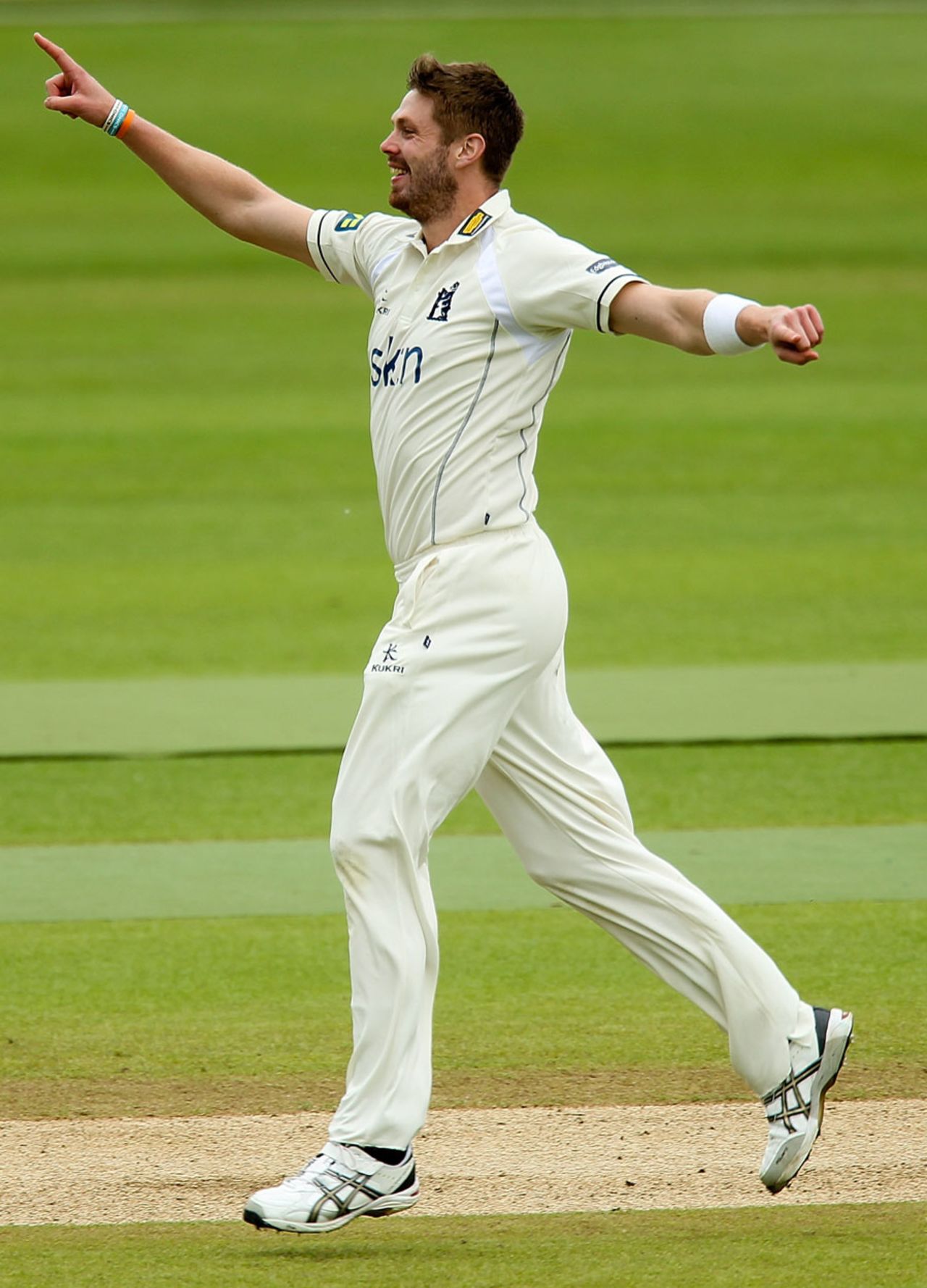 Boyd Rankin picked up three wickets on his return, Warwickshire v Somerset, County Championship, Division One, Edgbaston, 2nd day, May 26, 2014