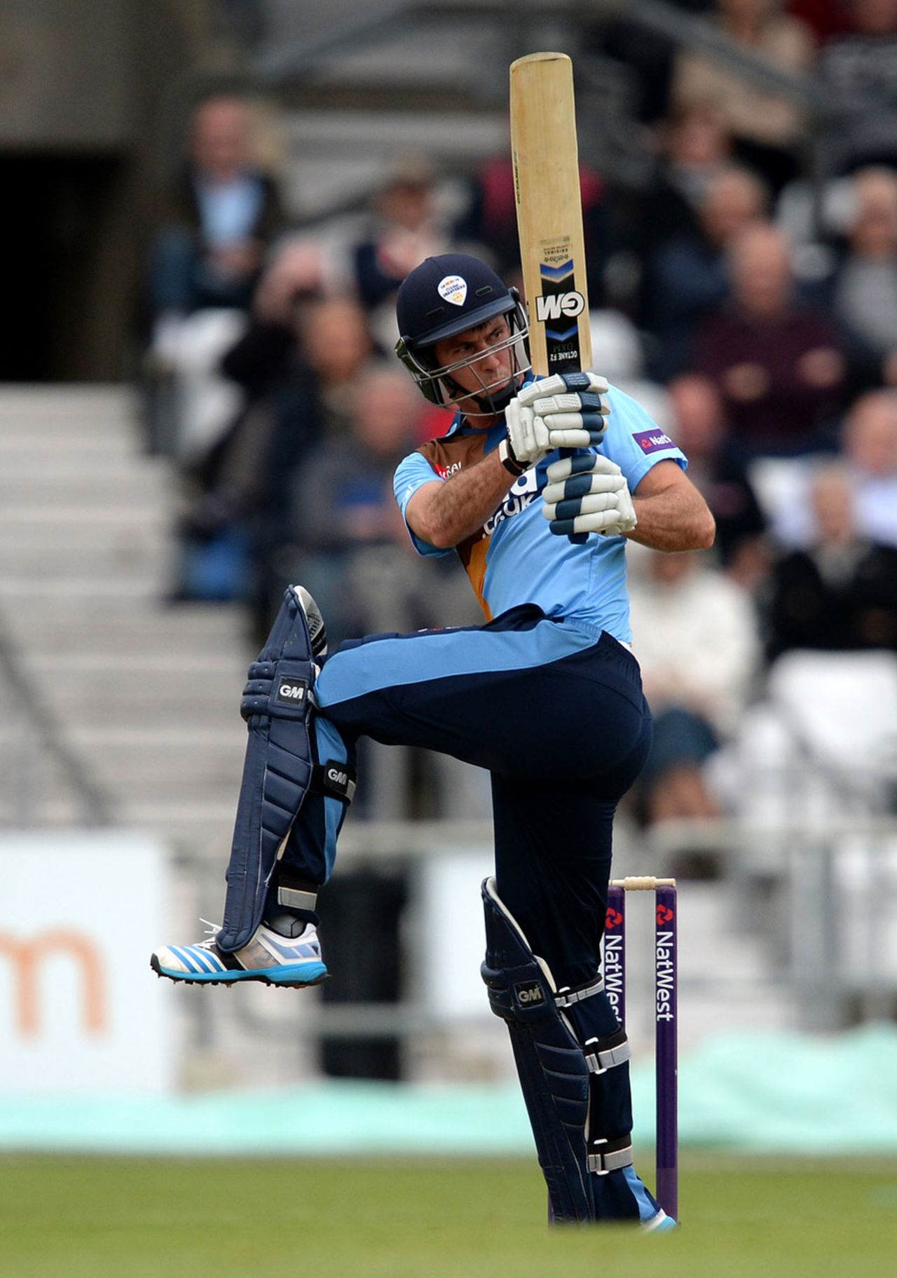 Wayne Madsen top-scored for Derbyshire with a run-a-ball 34, Yorkshire v Derbyshire, NatWest T20 Blast, North Division, Headingley, May 30, 2014
