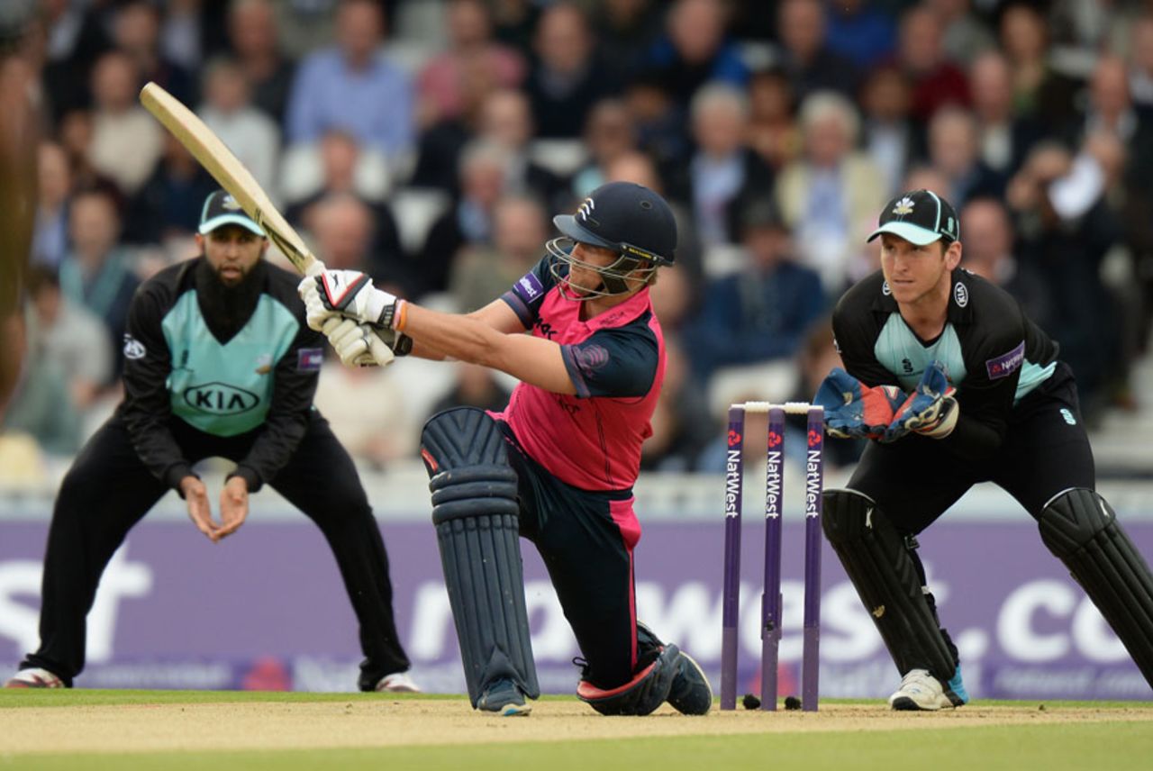 Dawid Malan kept the Middlesex innings together, Surrey v Middlesex, NatWest T20 Blast, South Division, The Oval, May 30, 2014