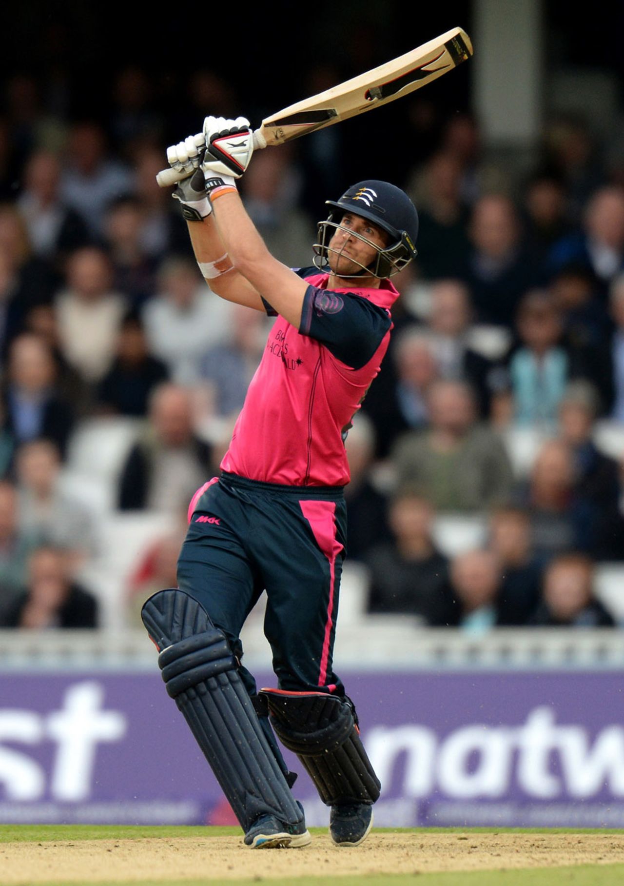 Dawid Malan's late burst brought him 48 not out, Surrey v Middlesex, NatWest T20 Blast, South Division, The Oval, May 30, 2014