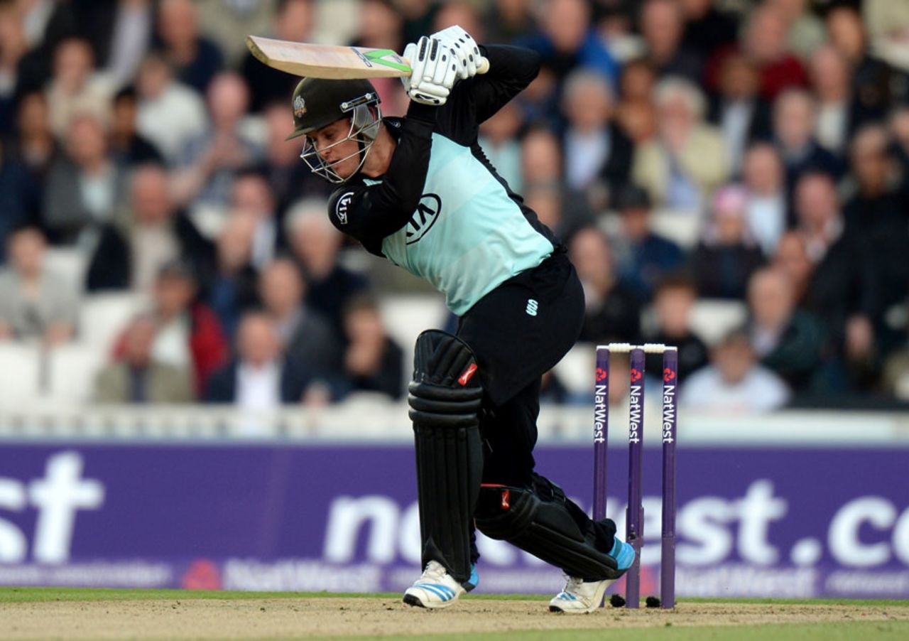 Jason Roy struck four early boundaries, Surrey v Middlesex, NatWest T20 Blast, South Division, The Oval, May 30, 2014