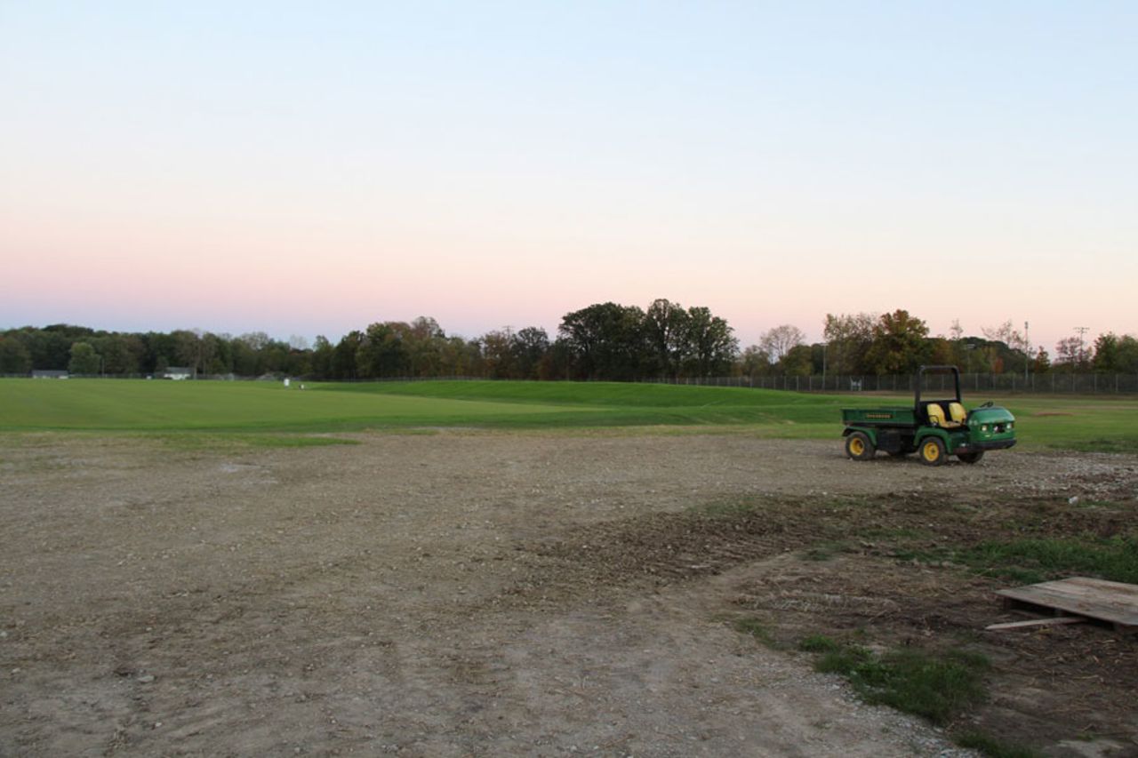 The World Sports Park facility under construction, Indianapolis, Indiana