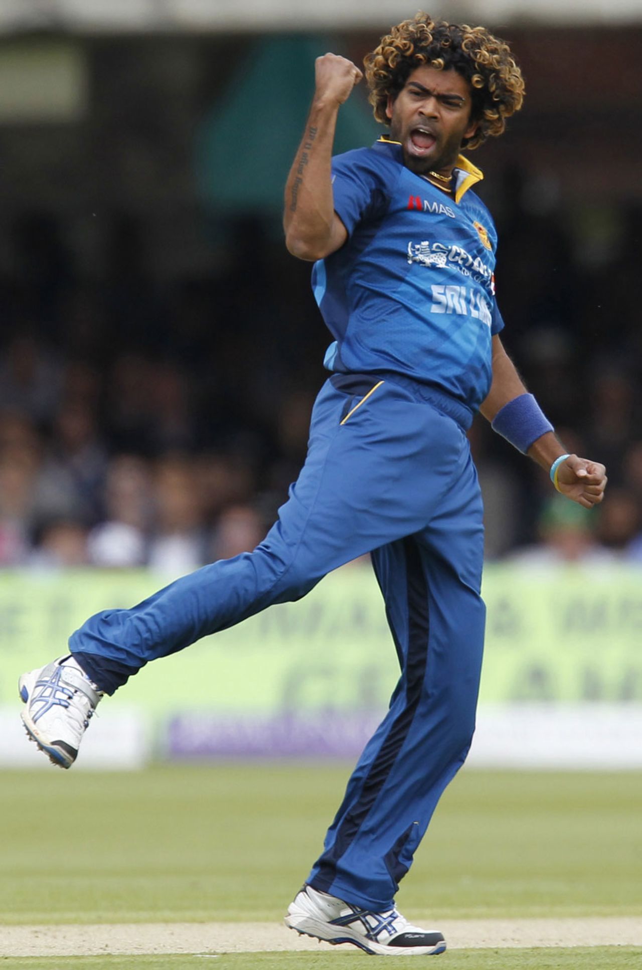 Lasith Malinga removed both England openers, England v Sri Lanka, 4th ODI, Lord's, May 31, 2014