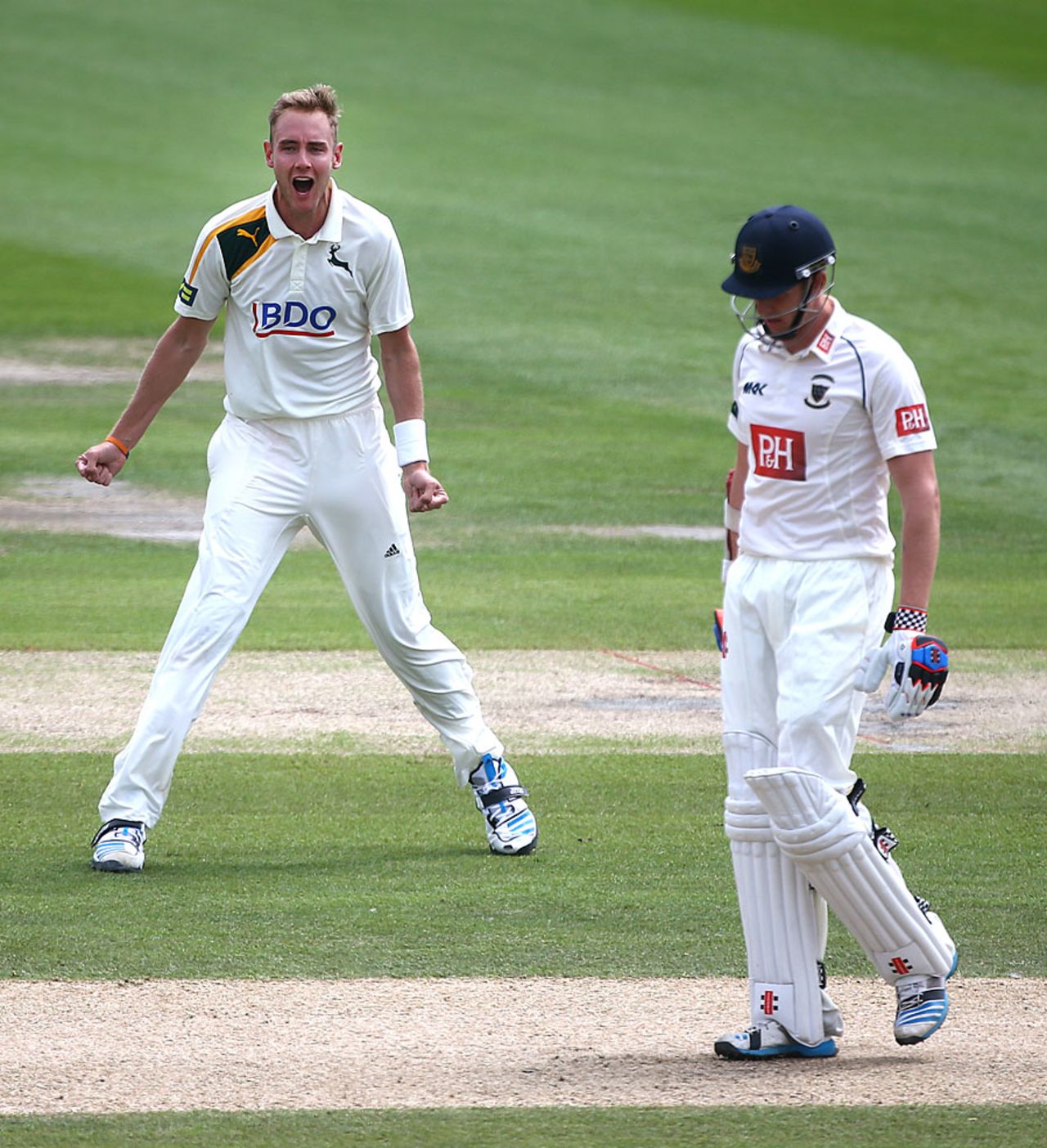 Stuart Broad was soon in the wickets for Nottinghamshire, Sussex v Nottinghamshire, County Championship, Division One, Hove, June 2, 2014