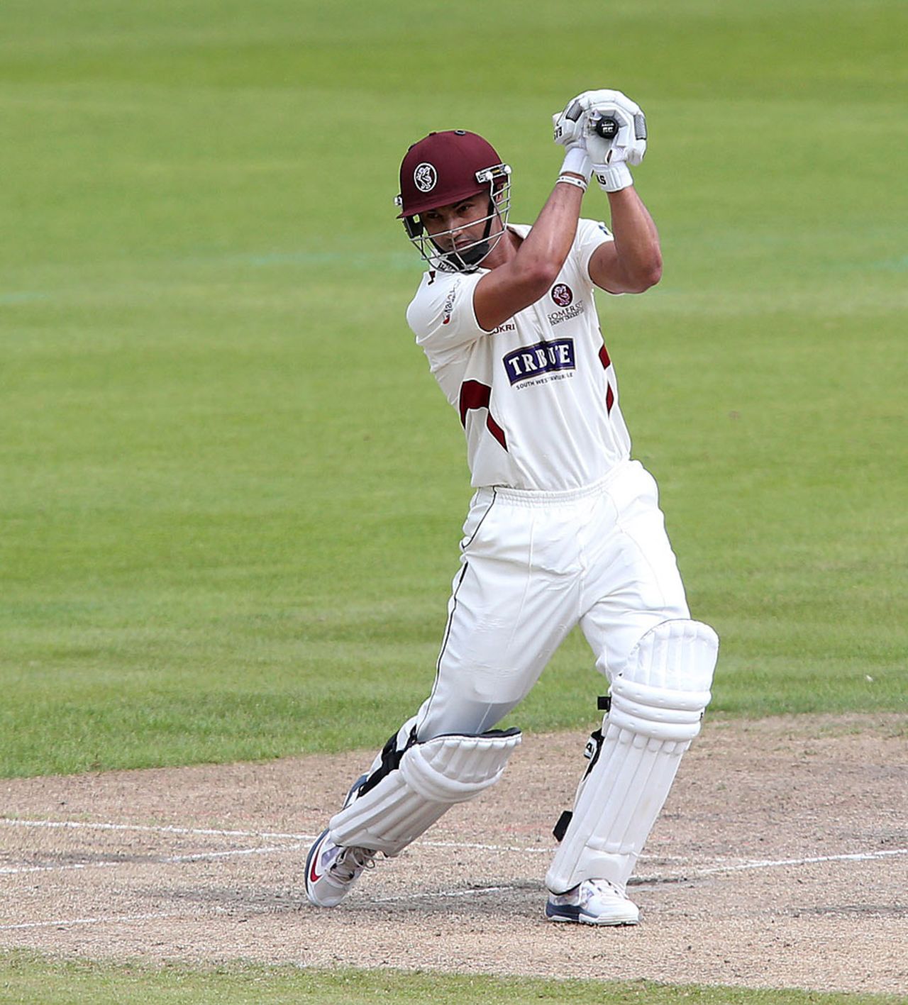 Alviro Petersen took his score to 155, Lancashire v Somerset, County Championship, Division One, Old Trafford, June 2, 2014