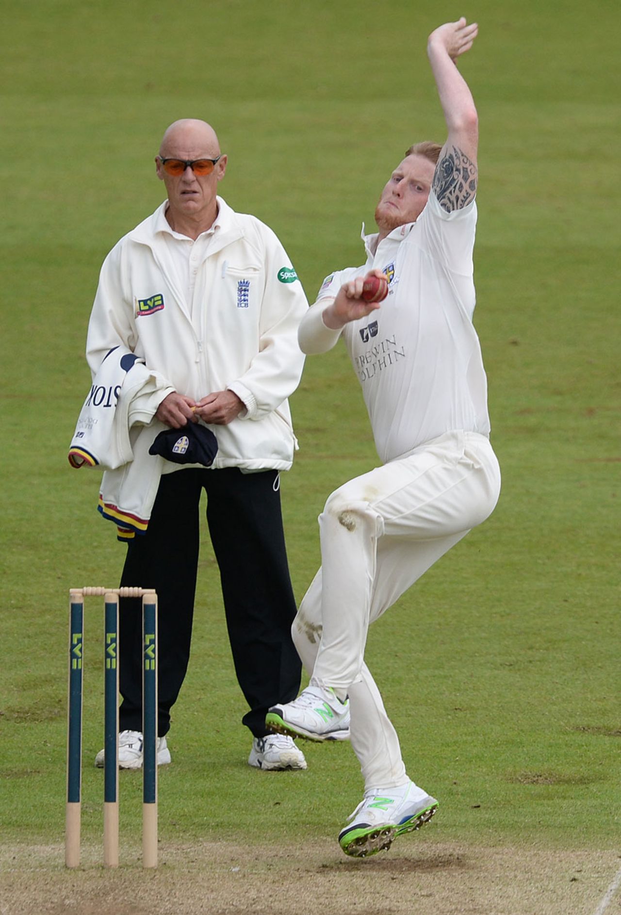 Ben Stokes helped leave Middlesex in trouble, Durham v Middlesex, County Championship, Division One, Chester-le-Street, June 2, 2014
