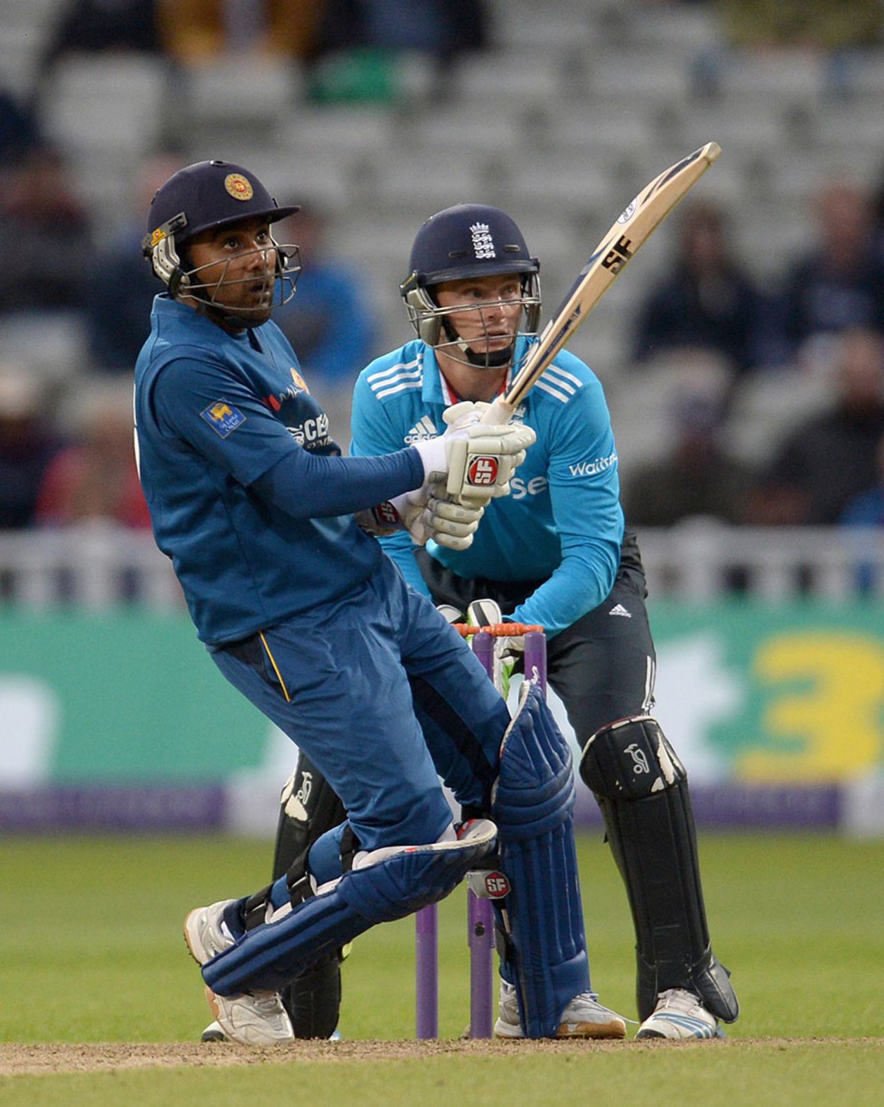 Mahela Jayawardene rebuilt Sri Lanka after quick wickets fell, England v Sri Lanka, 5th ODI, Edgbaston, June 3, 2014