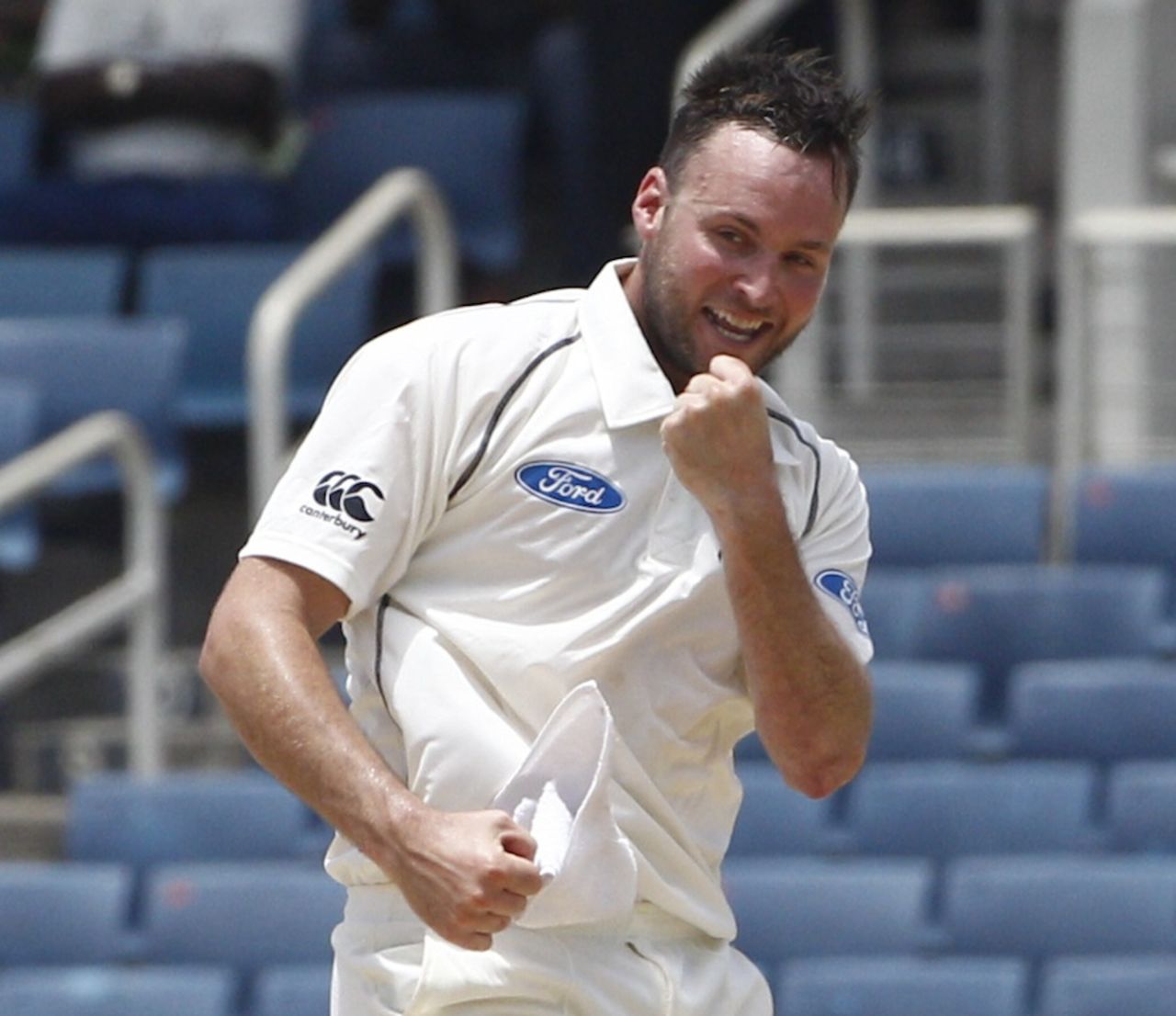 Mark Craig had a memorable debut, West Indies v New Zealand, 1st Test, Kingston, 3rd day, June 10, 2014