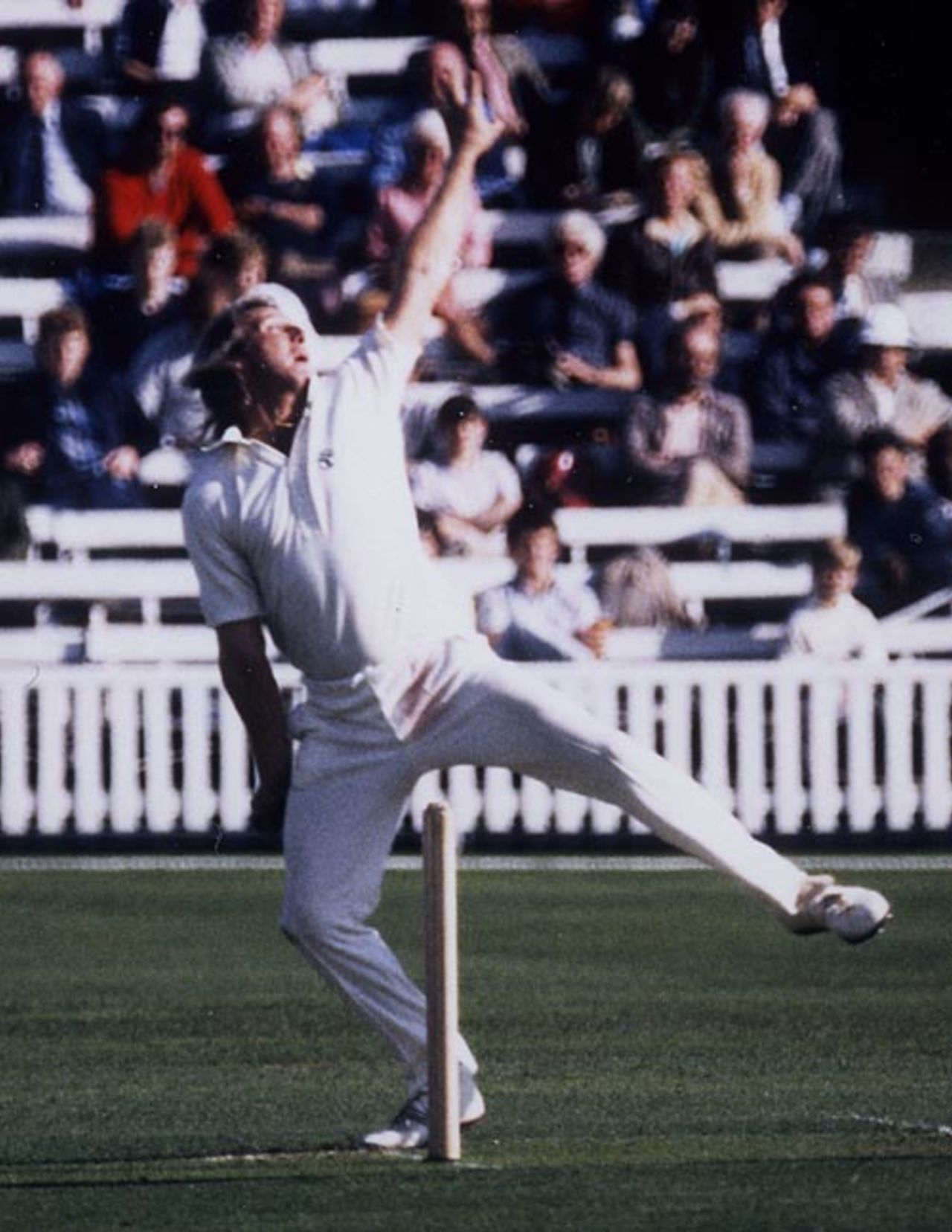 Jeff Thomson ready to unleash a thunderbolt, Middlesex v Australians, Lord's, July 1985