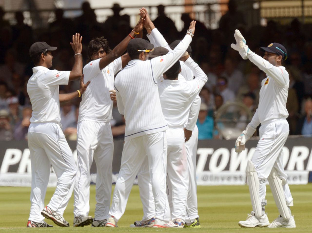 Nuwan Pradeep claimed his second wicket in the morning session, England v Sri Lanka, 1st Investec Test, Lord's, 1st day, June 12, 2014